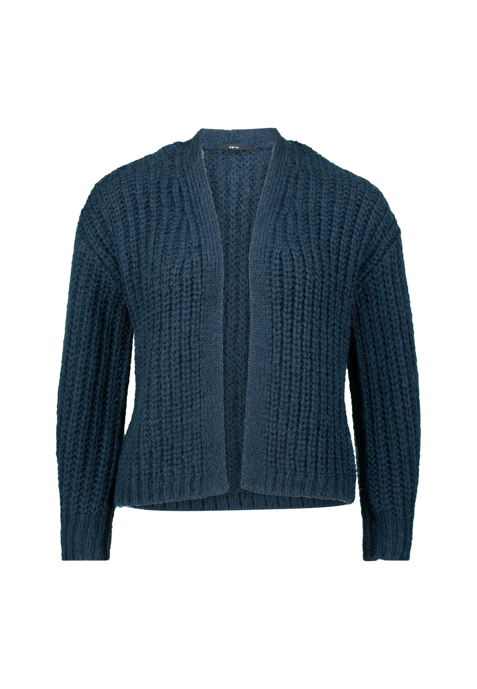 Zero Strickjacke "Damen Grobstrickjacke offener Style" 1 Stk. tlg. Plain/oh günstig online kaufen
