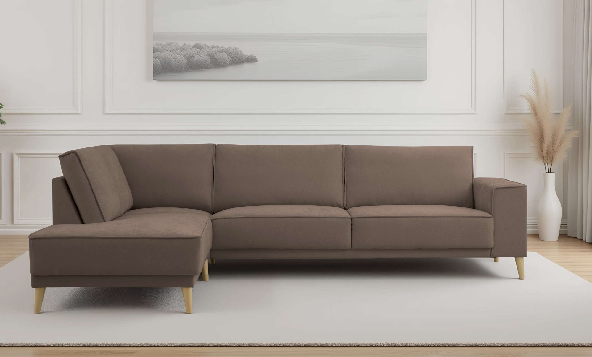 OTTO home Ecksofa "Oland Skandi, weicher Chenille-Stoff" L-Form, 289 cm, We günstig online kaufen