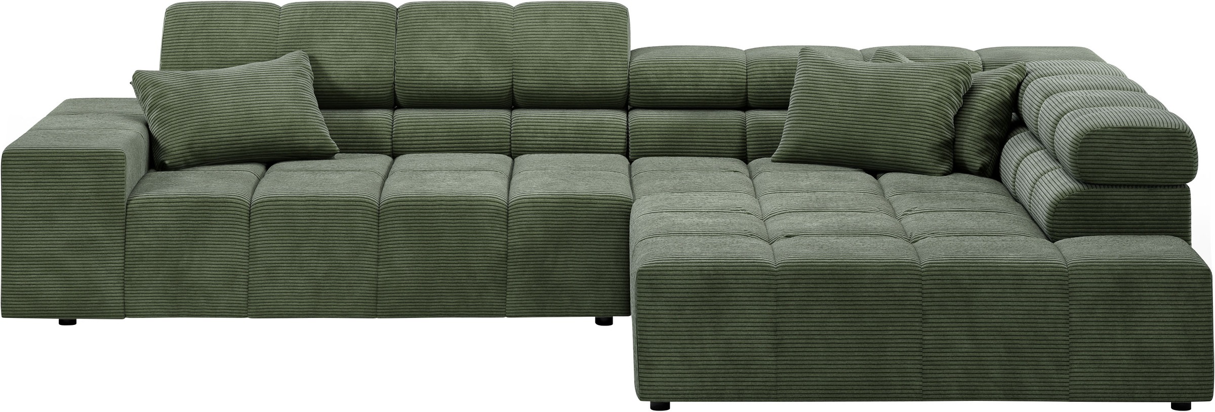 INOSIGN Ecksofa »Ancona incl. Kopfteilverstellung, OTTOs Choice, Breite 319cm, L-Form«, wahlweise motorische Sitztiefenverstellung, auch in Cord + Easy Care