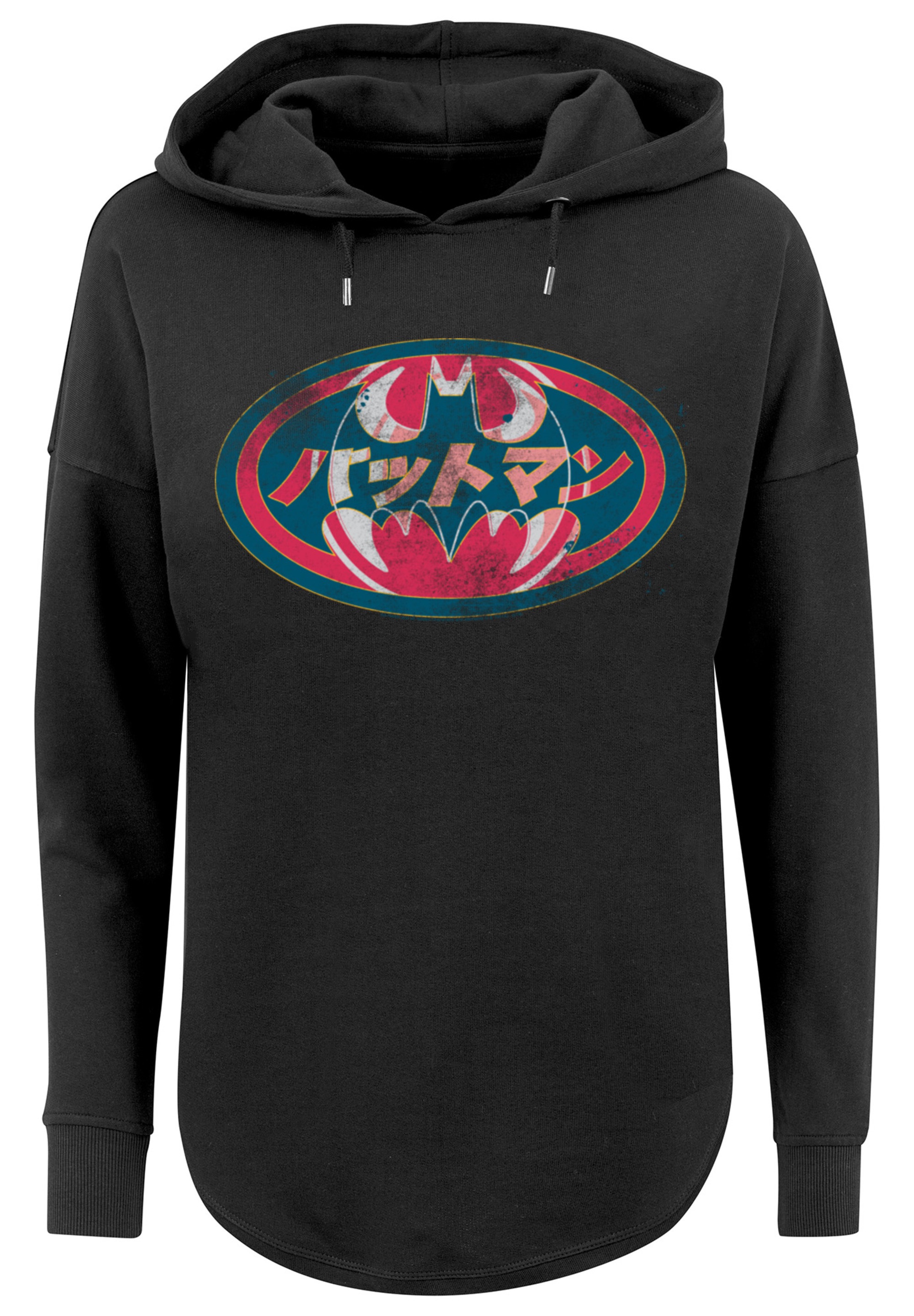 F4NT4STIC Kapuzenpullover »DC Comics Batman Japanese Logo Red«, Print