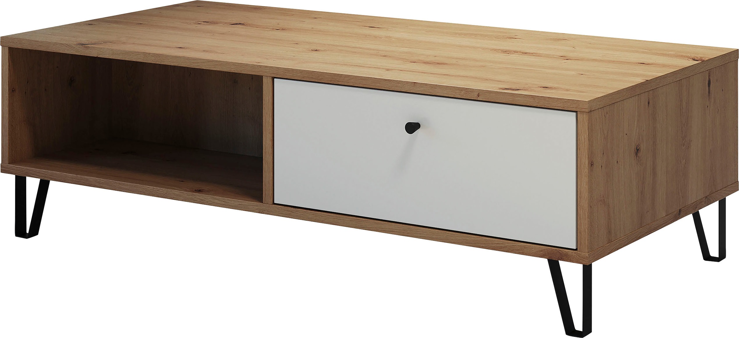 Home affaire Couchtisch "Tarragona" Couchtisch m. 2 Schub.K, 2 Fächern & Soft-Close - (B/T/H) 110/60/37 cm