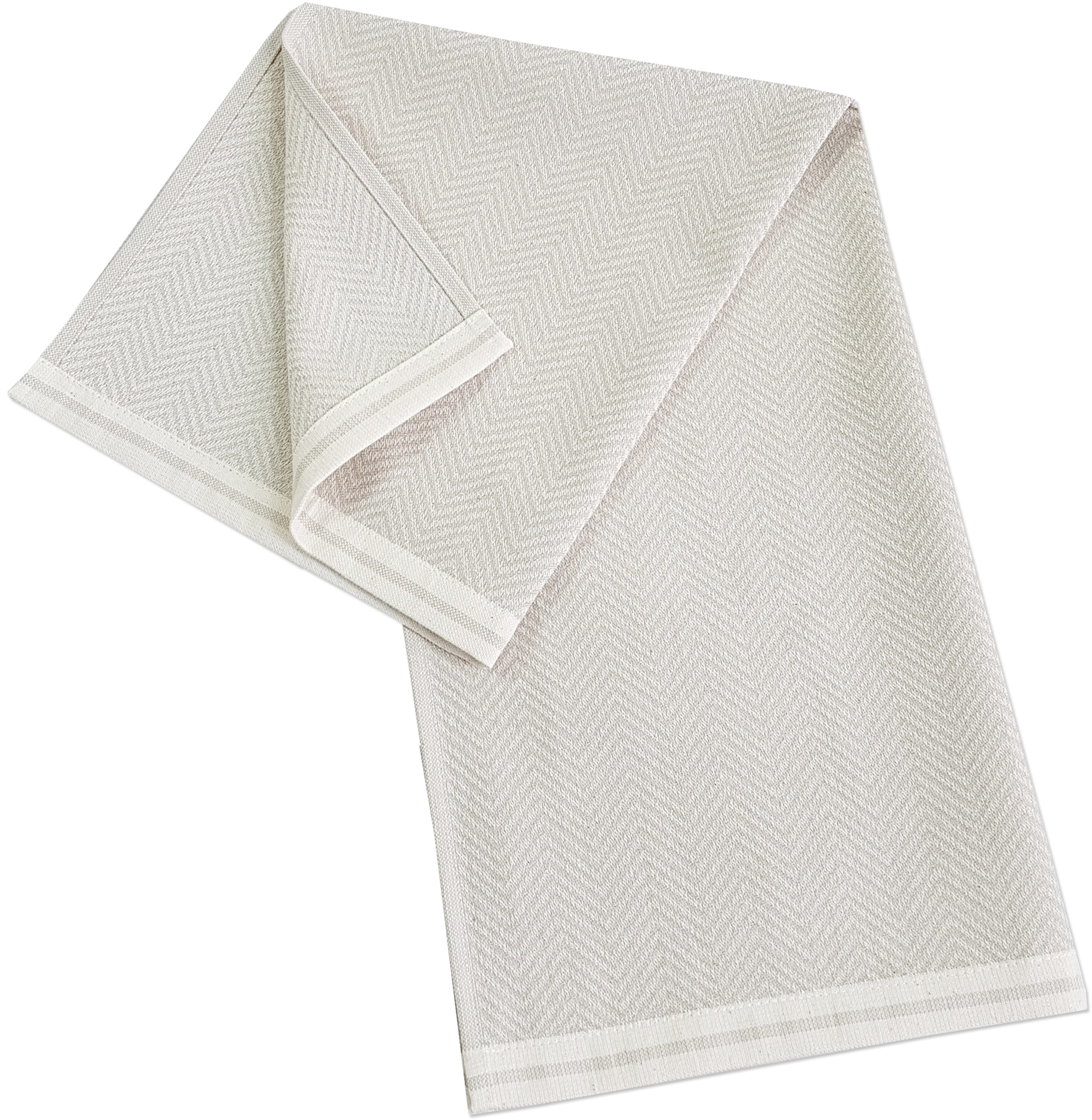 framsohn frottier Geschirrtuch »Modern Living Fischgrät«, (Set, 3 tlg.), dichte Feinwebung, in Österreich hergestellt, 50x70 cm