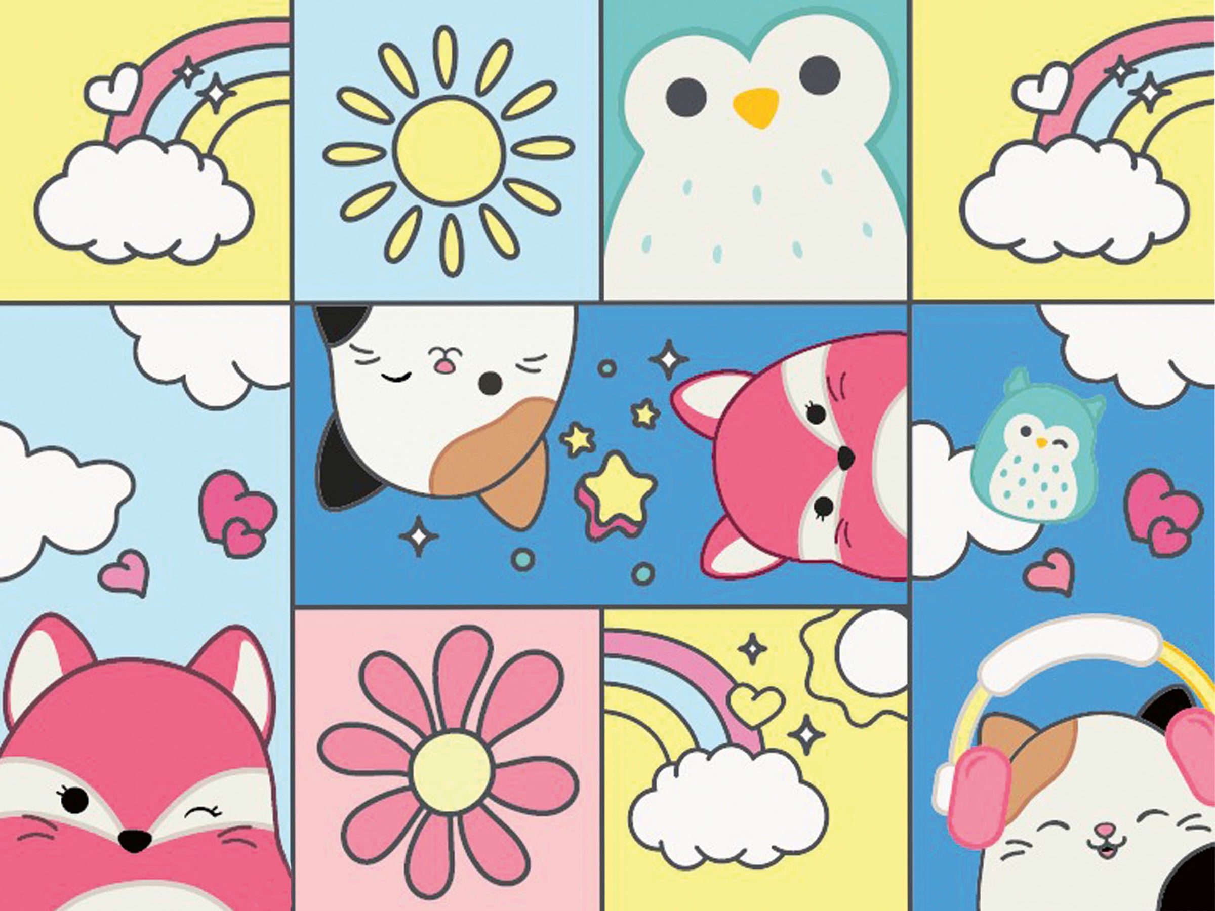 Ravensburger Malen nach Zahlen »Squishmallows«, Made in Europe