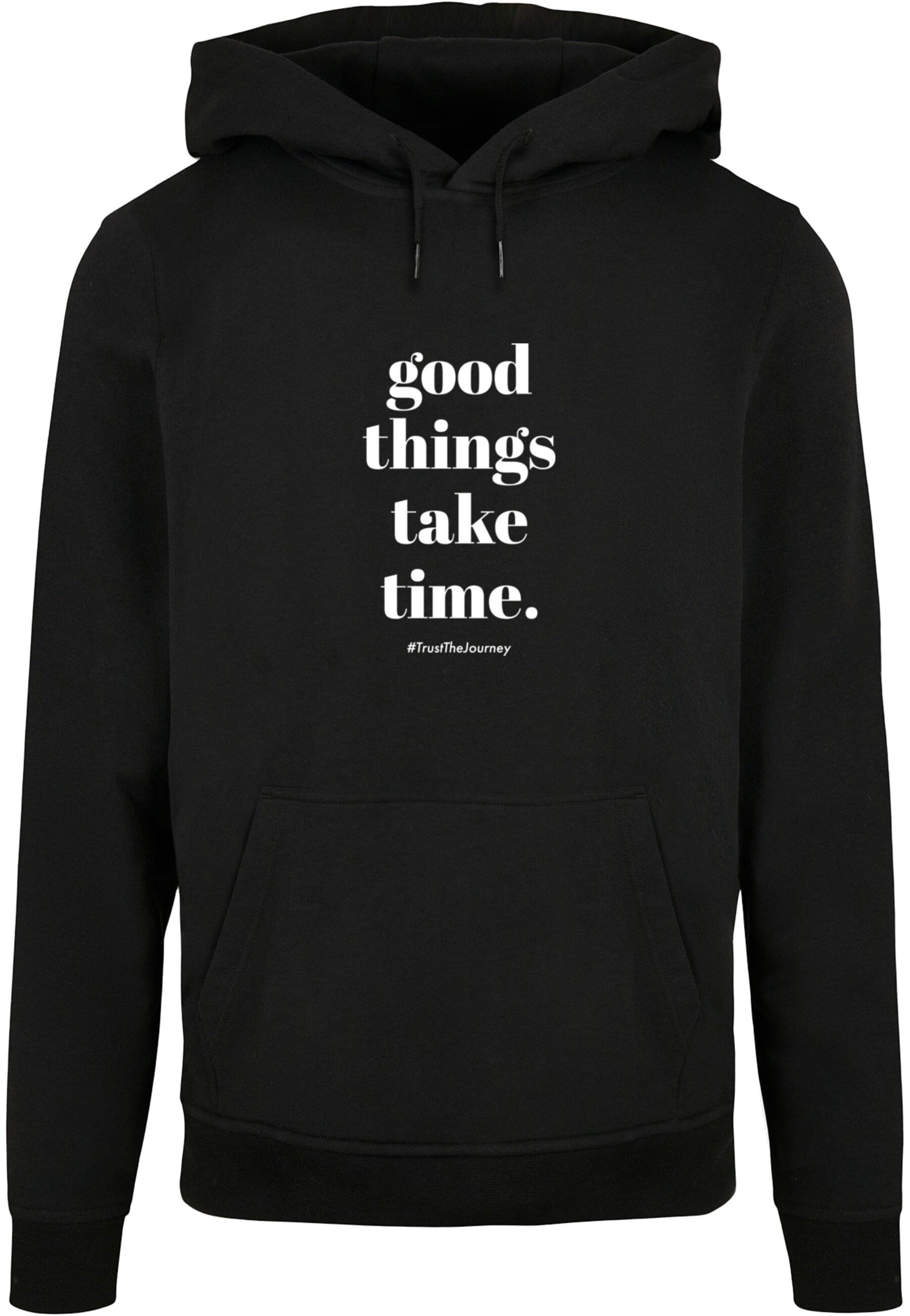 Merchcode Kapuzensweatshirt "Merchcode Herren Good Things Take Time Basic Hoody"