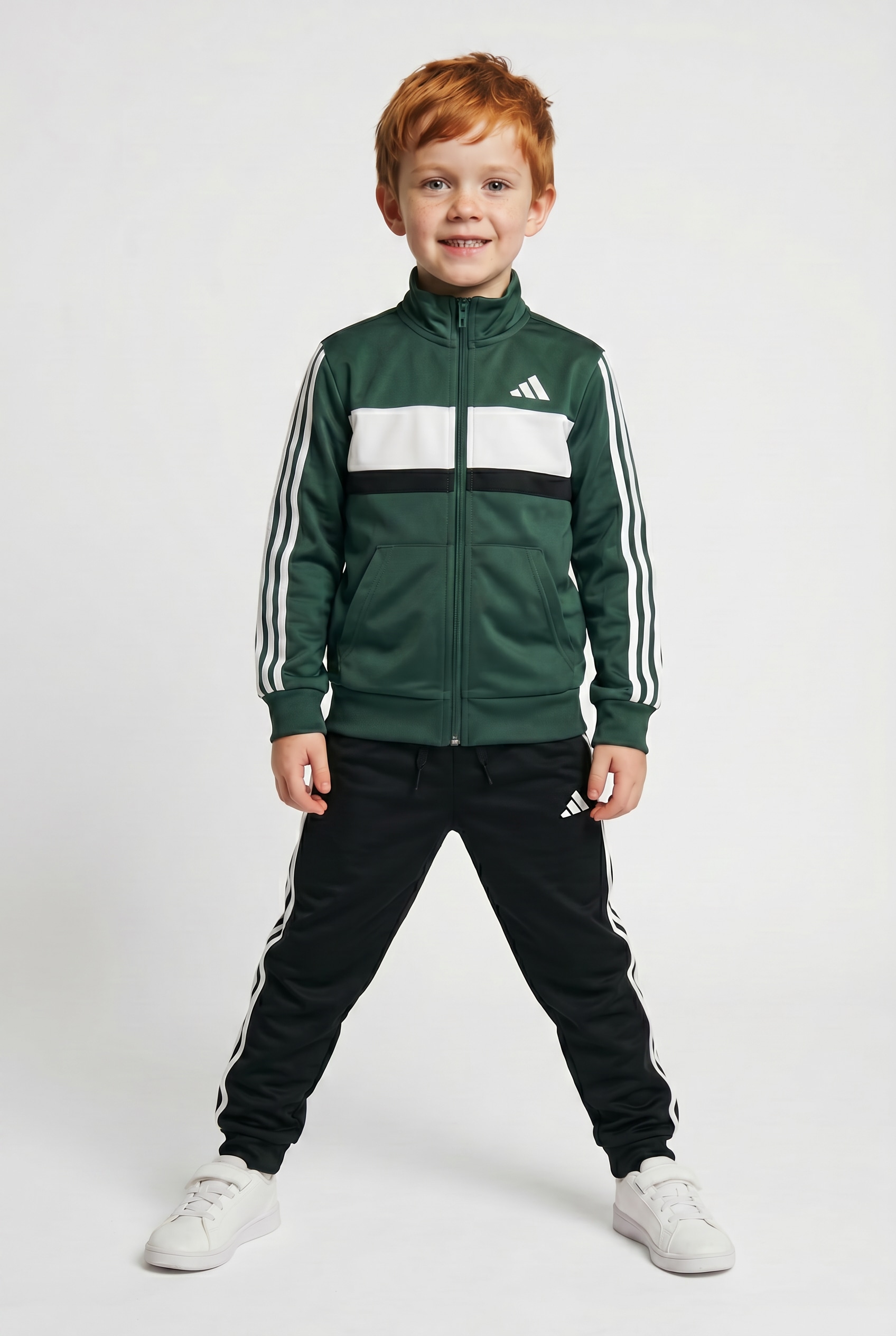 adidas Sportswear Trainingsanzug "SEASONAL ESSENTIALS TIBERIO 3-STREIFEN TRICOT KIDS" 2