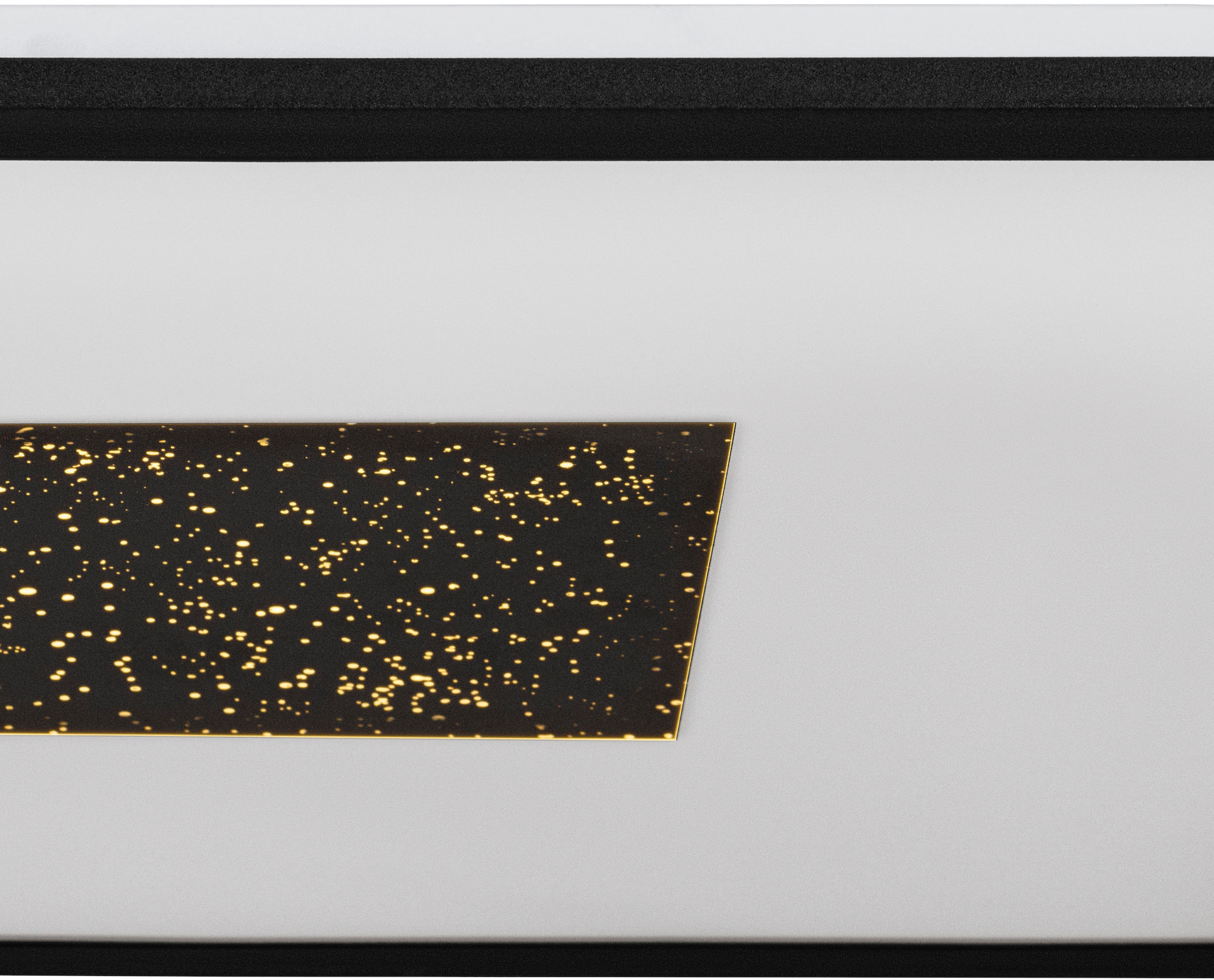 EGLO LED-Deckenleuchte »MARMORATA« in schwarz und weiß aus Alu, Stahl / inkl. und inkl. LED fest integriert - 17 Watt und 9 Watt, Gr. ca. 59,5 x 29,5 cm