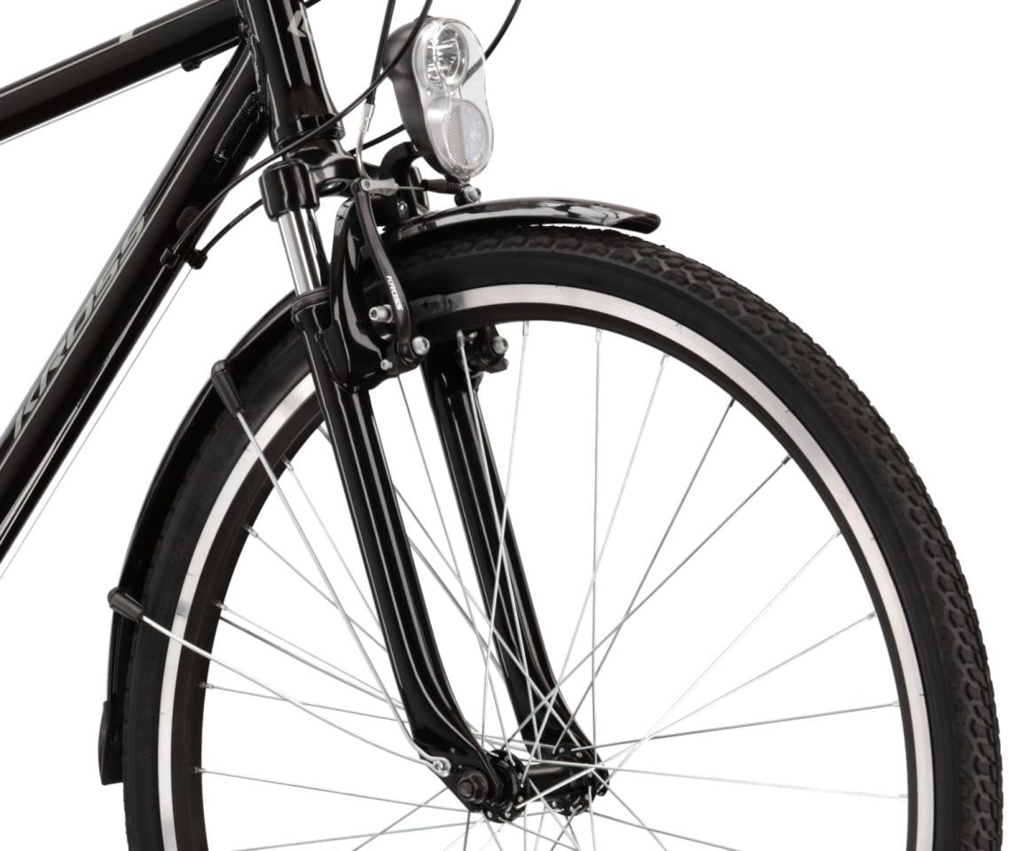 Kross Trekkingrad »KROSS Trekkingrad Trans 1.0 28" schwarz«, 21 Gang, RDM41 Schaltwerk, Kettenschaltung