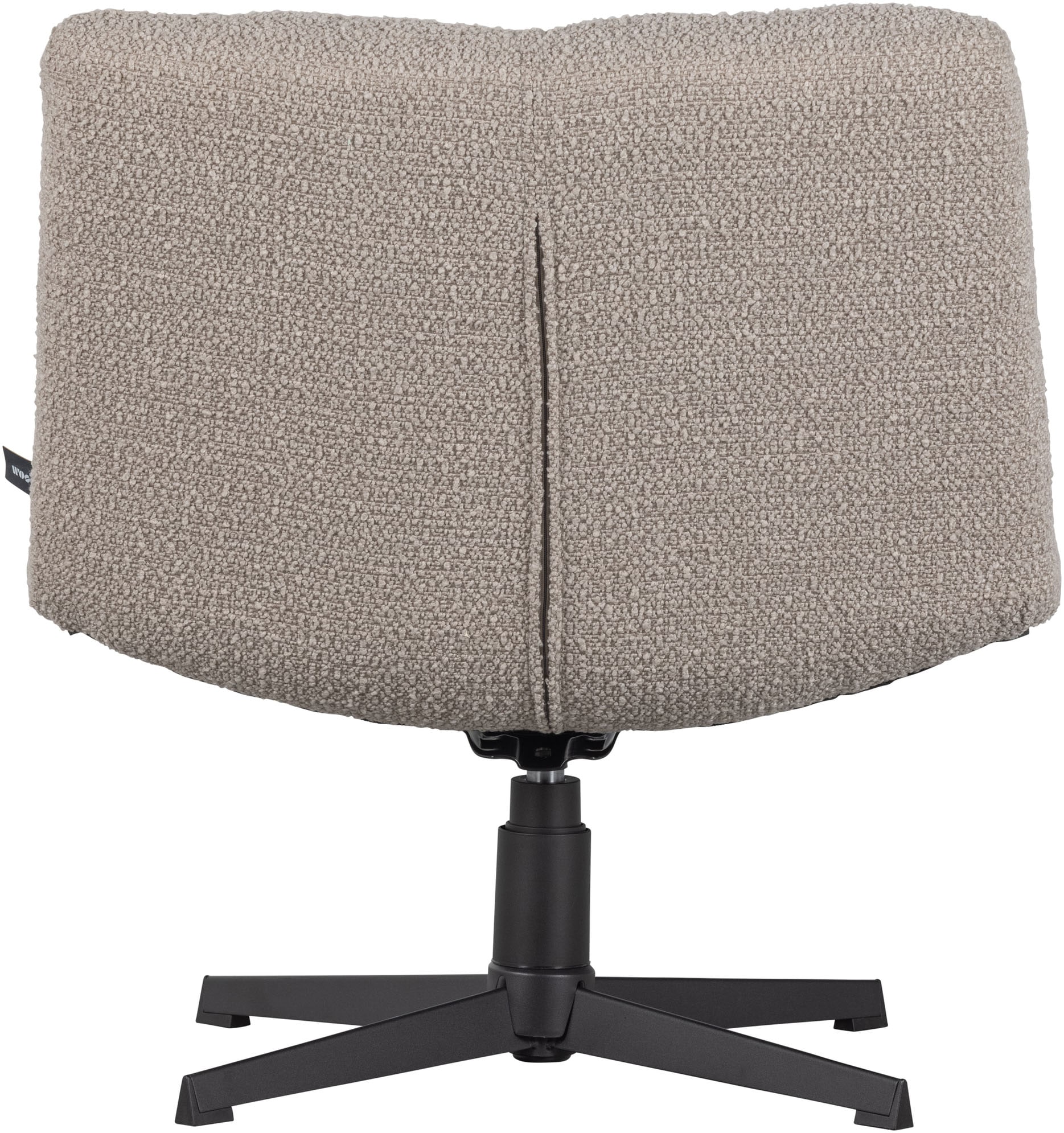 WOOOD Drehsessel »Vinny«, gepolstert mit weichem Bouclé, stabiler Metallfuß, Breite 75 cm