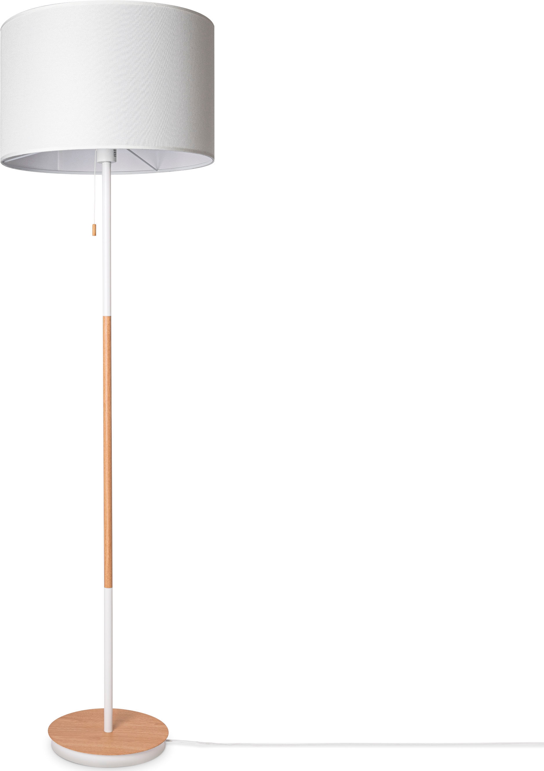 Paco Home Stehlampe »EK Standleuchte BAUR E27 Stofflampe kaufen | Einfarbig Wohnzimmer COLOR«, günstig Skandi CA Stoffschirm UNI