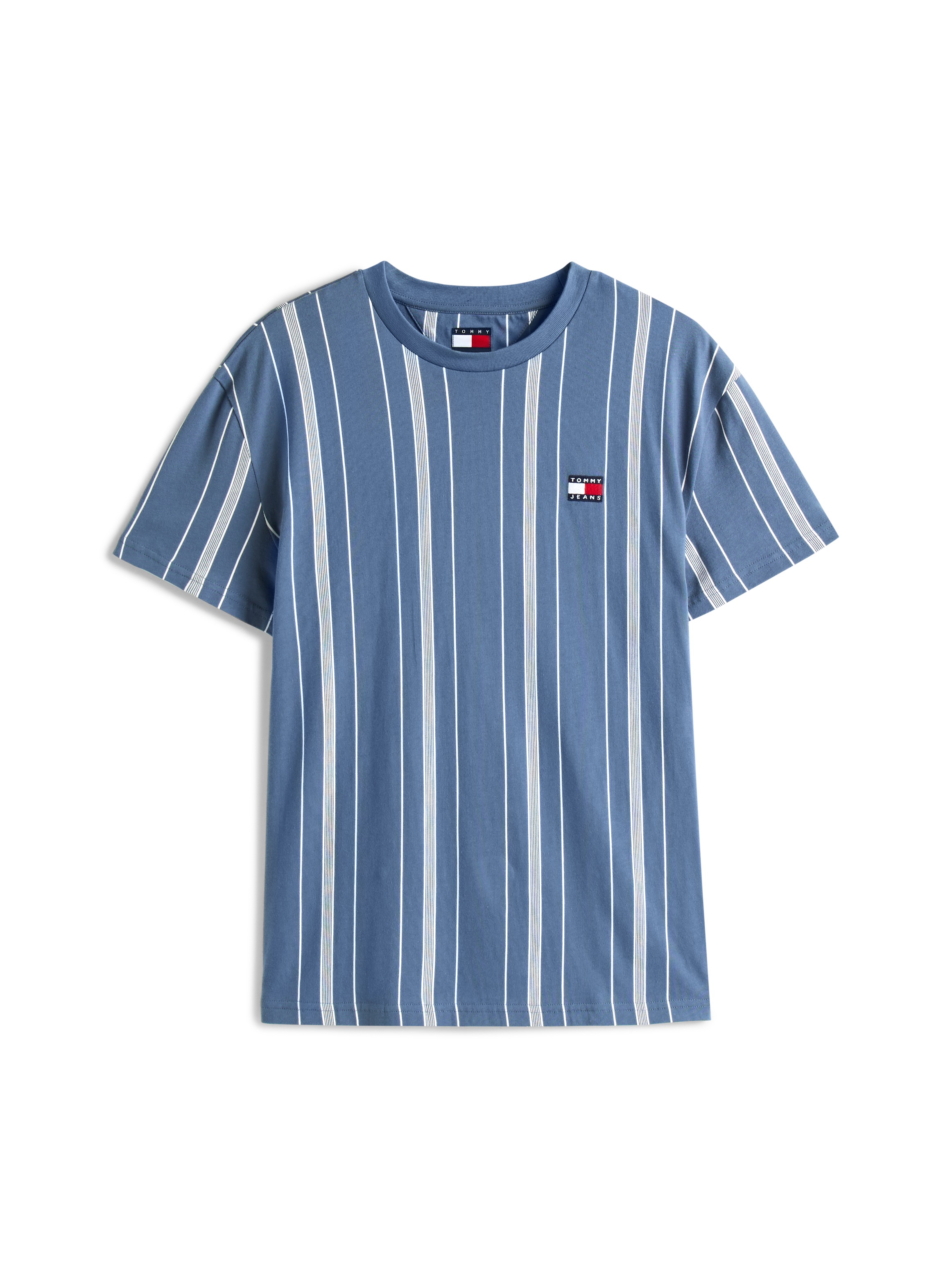 Tommy Jeans T-Shirt »TJM REG VERT STRIPE SS TEE«, modisch gestreift