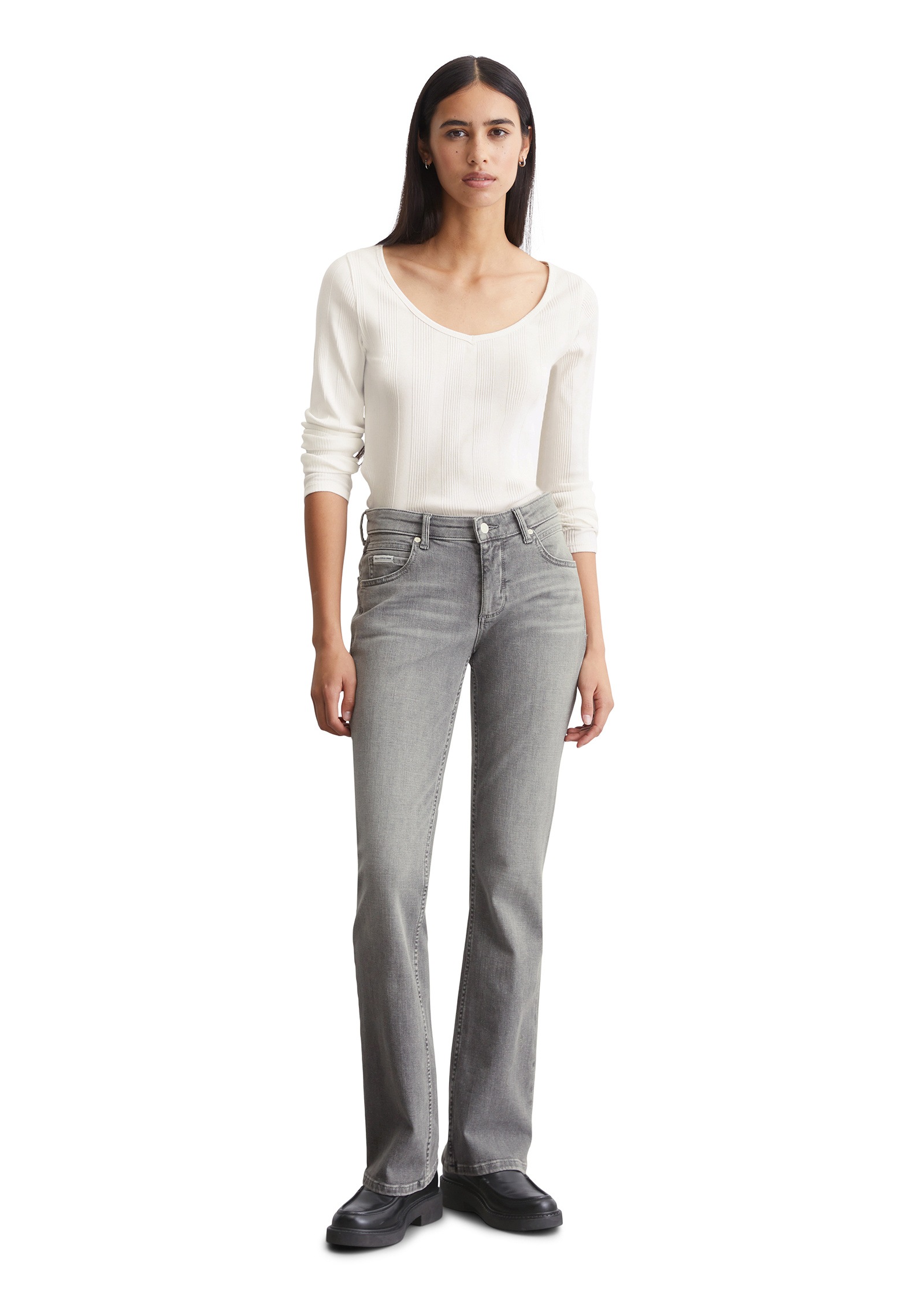 Marc O'Polo DENIM Bootcut-Jeans »aus Organic Cotton-Mix«