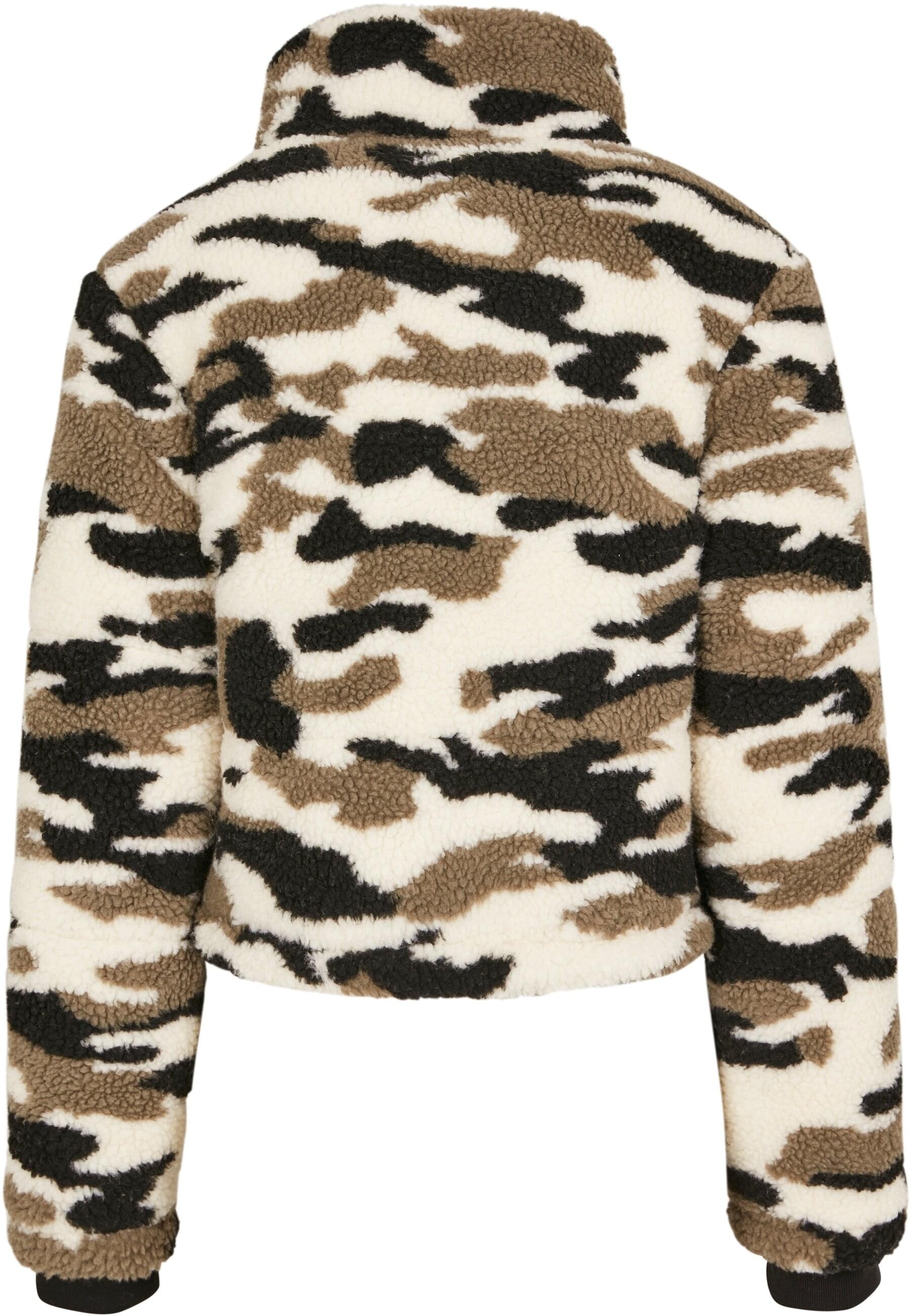 URBAN CLASSICS Winterjacke »Urban Classics Damen Ladies Camo Sherpa Jacket«, (1 St.), ohne Kapuze