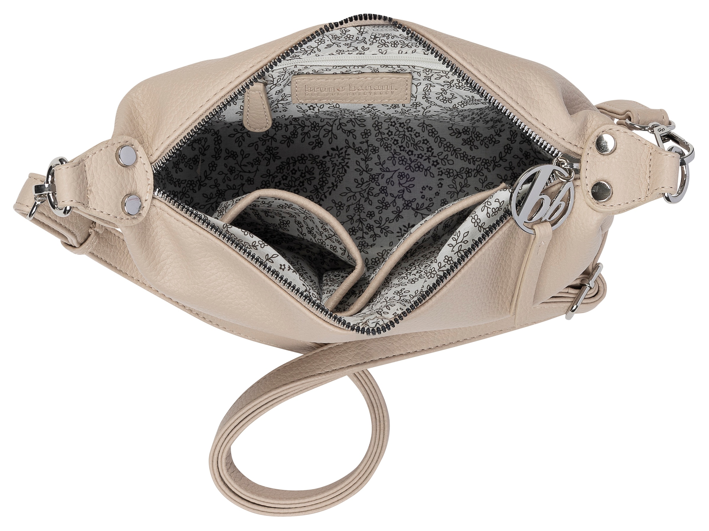 Bruno Banani Schultertasche »Amalfi«, abnehmbarer Schulterriemen Handtasche Damen in modischer Form