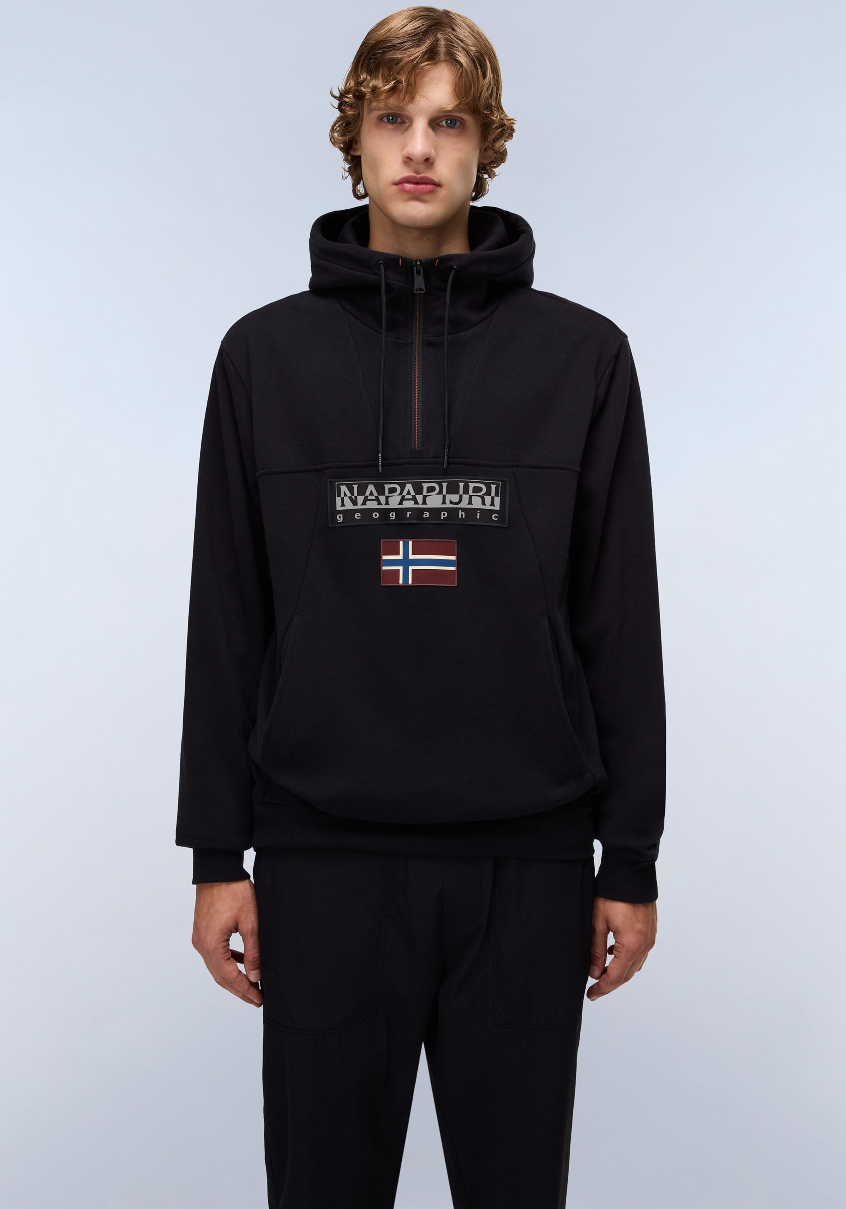 Napapijri Kapuzensweatshirt "BURGEE", Regular fit mit Kapuze günstig online kaufen