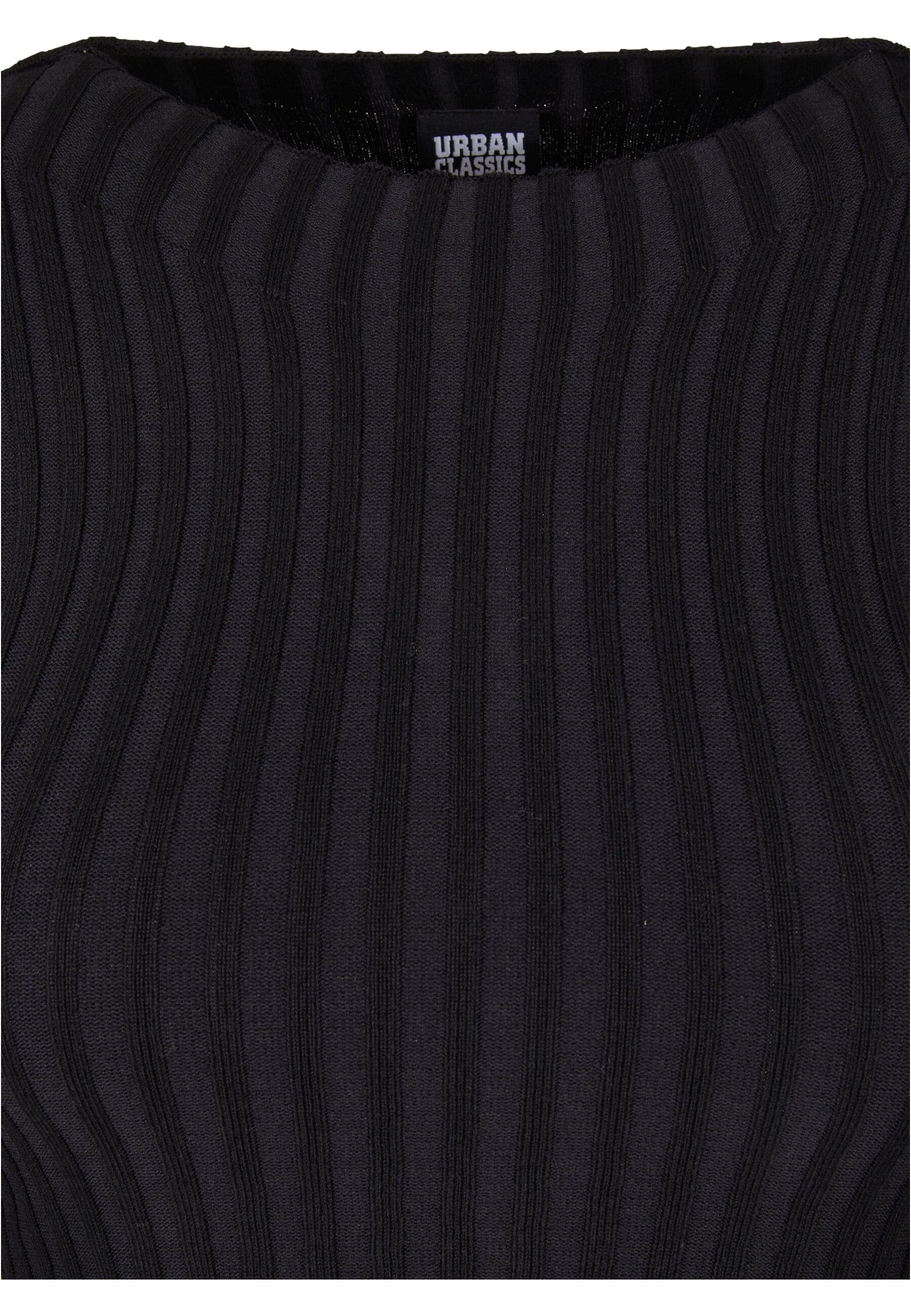 Thumbnail - URBAN CLASSICS Rundhalspullover "Urban Classics Damen Ladies Short Rib Knit Twisted Back Sweater" 1 Stk.