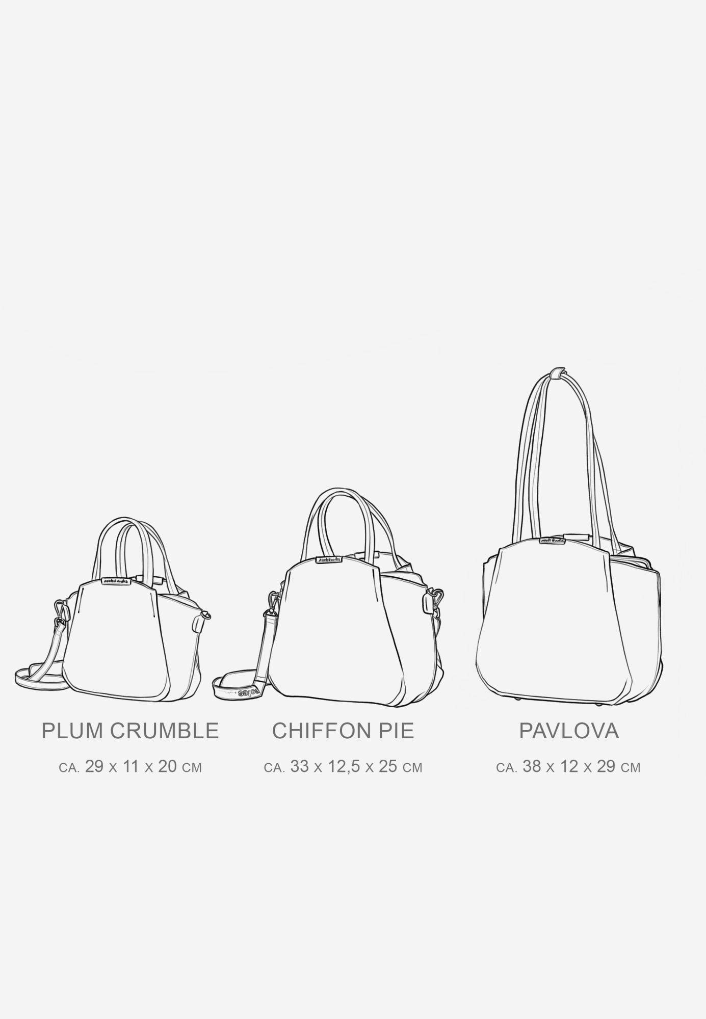 aunts & uncles Handtasche »Handtasche Mrs. Chiffon Pie«
