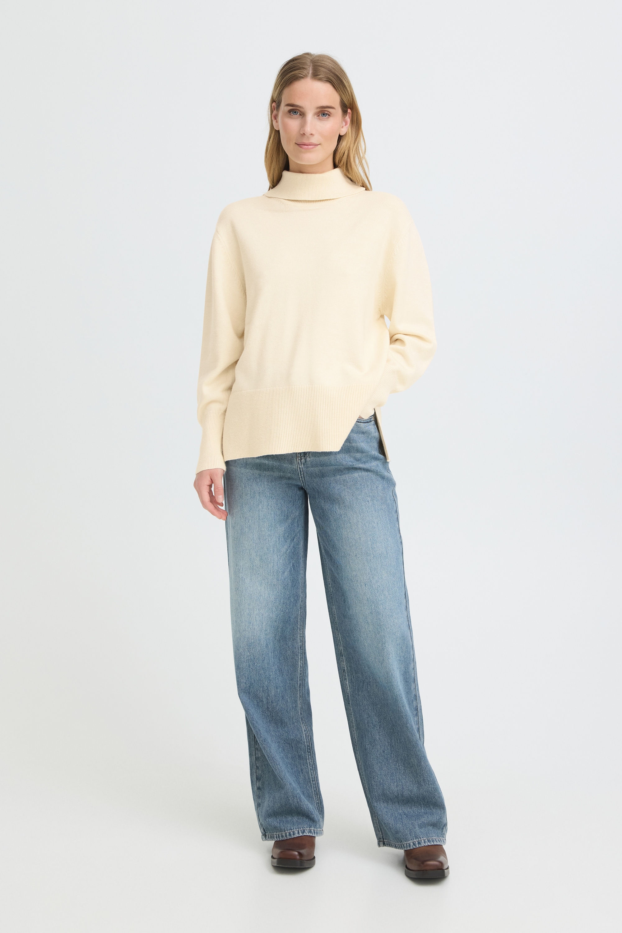 Pulz Jeans Strickpullover »Damen Langarm PZSTEFFI«