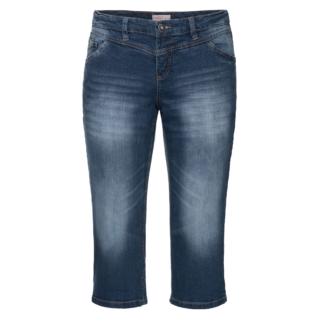 Sheego 3/4-Jeans »Große Größen«