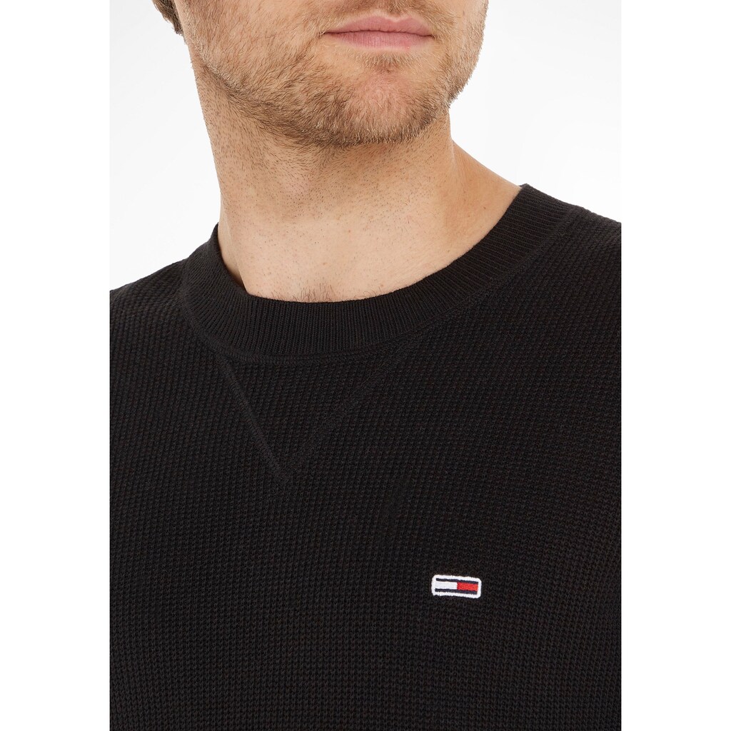 Tommy Jeans Rundhalspullover »TJM REG ESSENTIAL WAFFLE SWEATER«