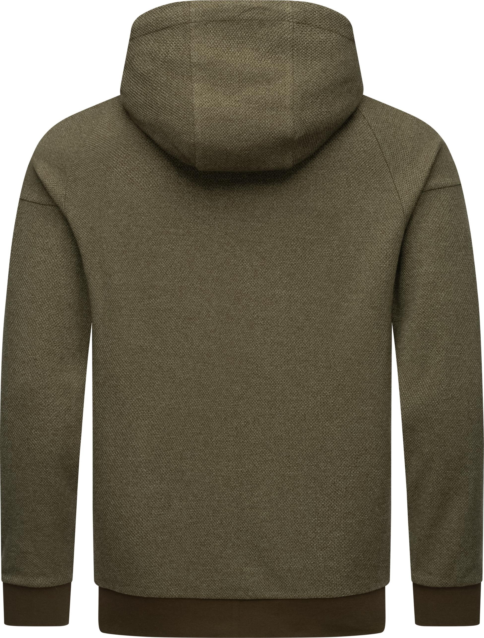 Ragwear Kapuzensweatjacke »Dreyner«, Herren Basic Sweatjacke mit Kapuze