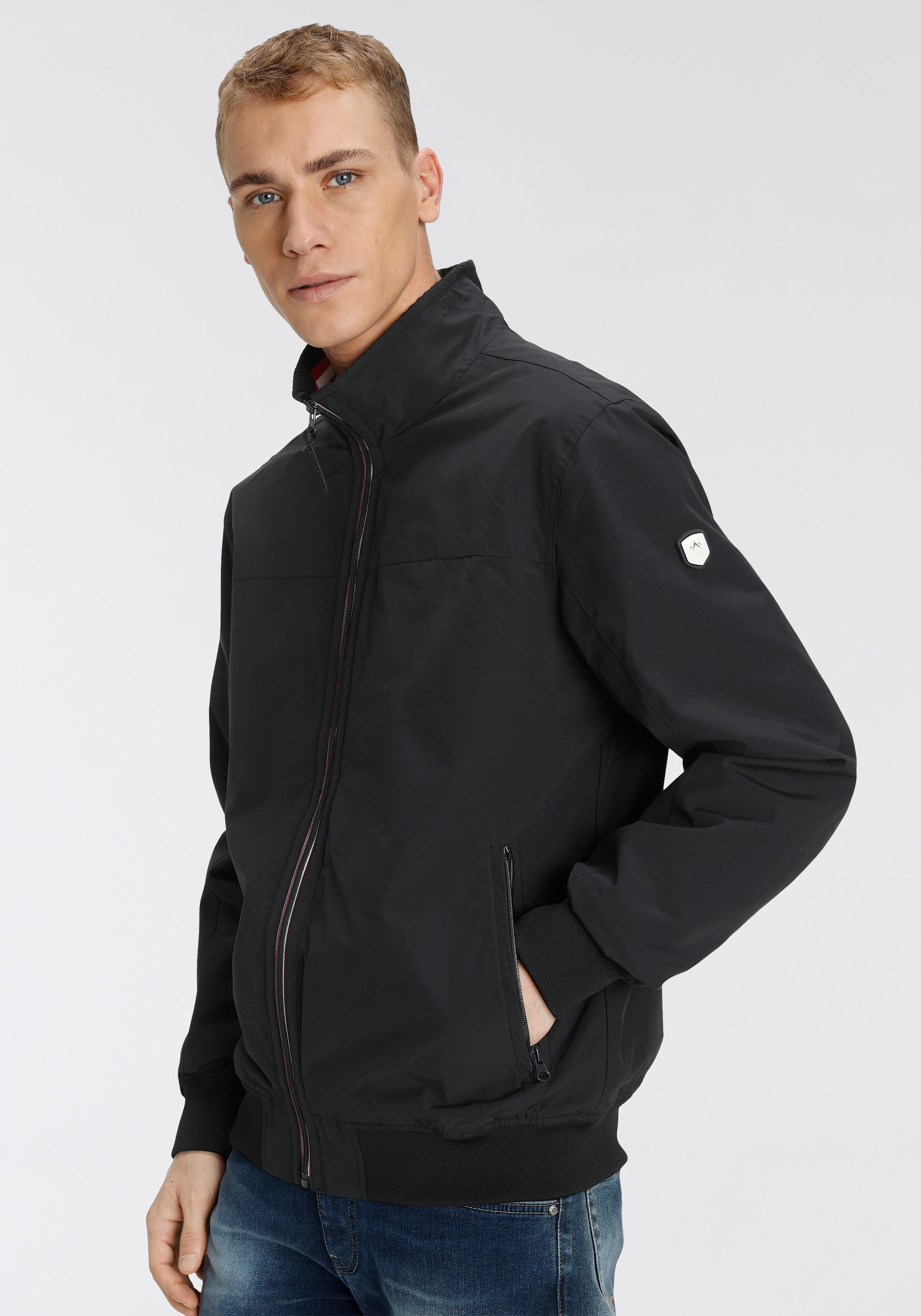 ALPENBLITZ ▷ für feinen BAUR Kontrastendetails Blouson mit | »Brügge«,