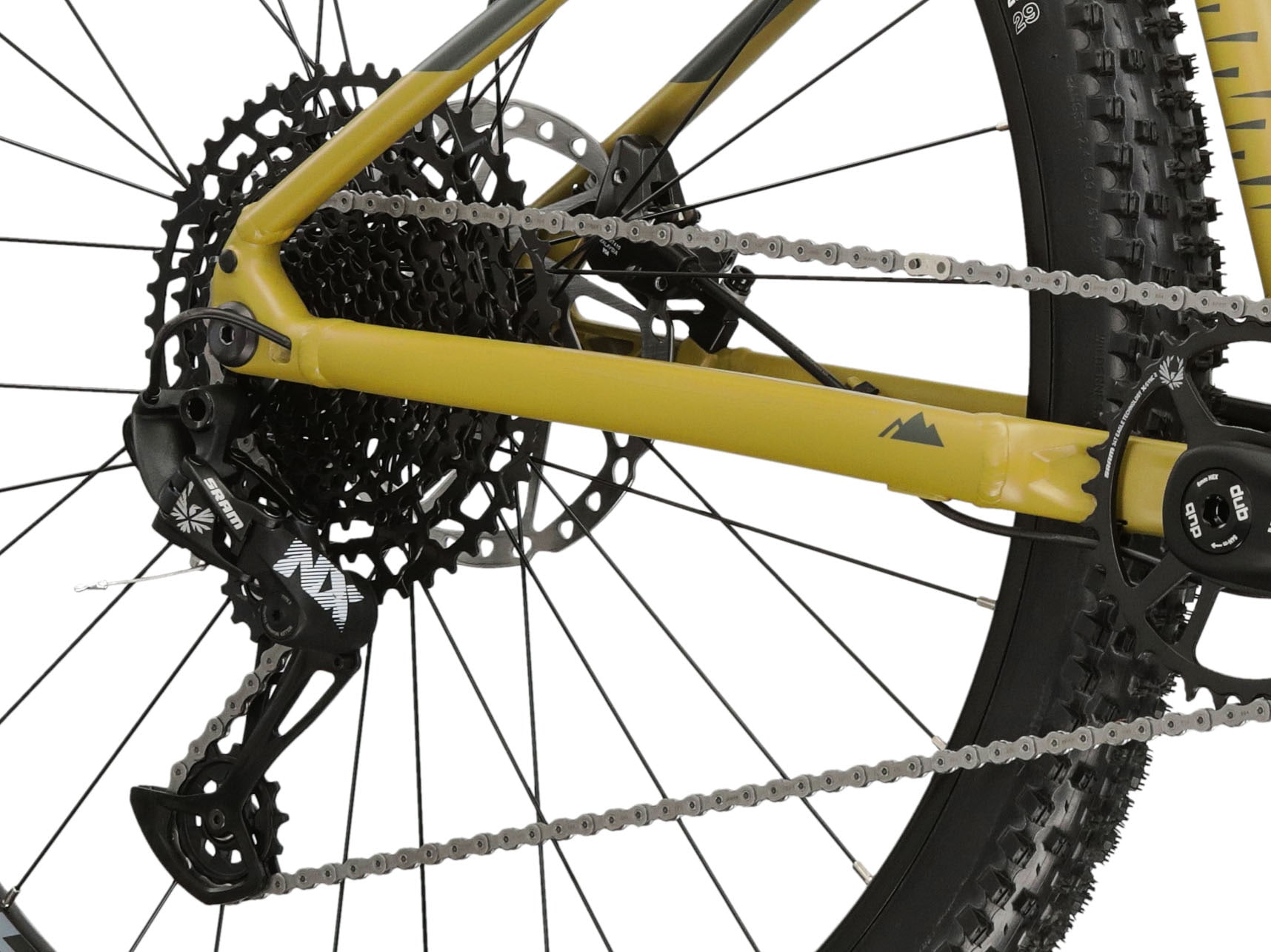 Kross Mountainbike »KROSS MTB Hardtail Level 6.0 29" braun 12 Gänge«, 12 Gang, SRAM, NX EAGLE Schaltwerk, Kettenschaltung