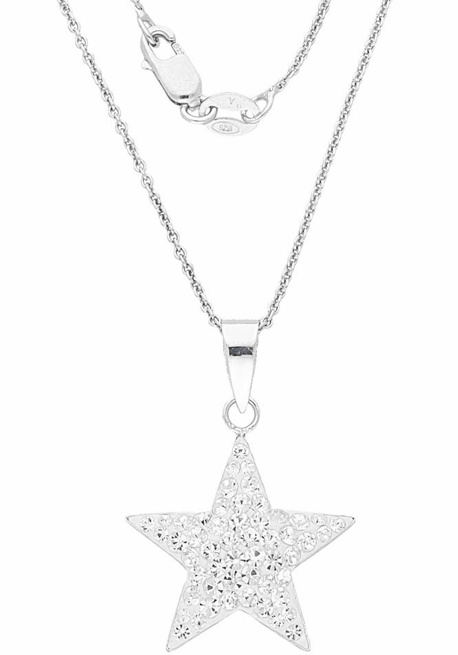 Firetti Kette mit Anhänger »Schmuck Geschenk Silber 925 Halsschmuck  Halskette Ankerkette Stern«, zu Kleid, Shirt, Jeans, Sneaker! Anlass  Geburtstag Weihnachten bestellen | BAUR