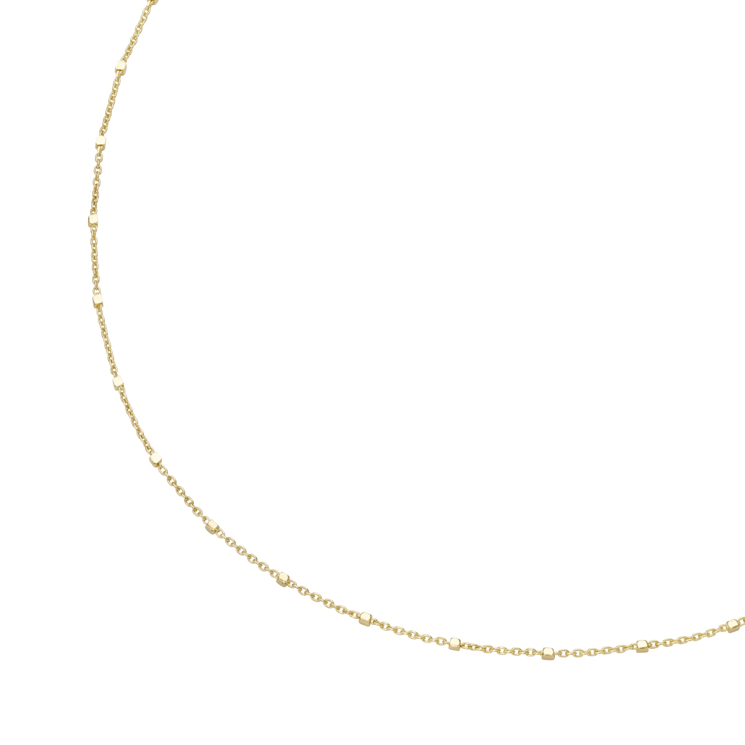 | Merano mit bestellen Goldkette Gold Luigi BAUR massiv 375« würfelförmigen Zwischenteilen, »Ankerkette online