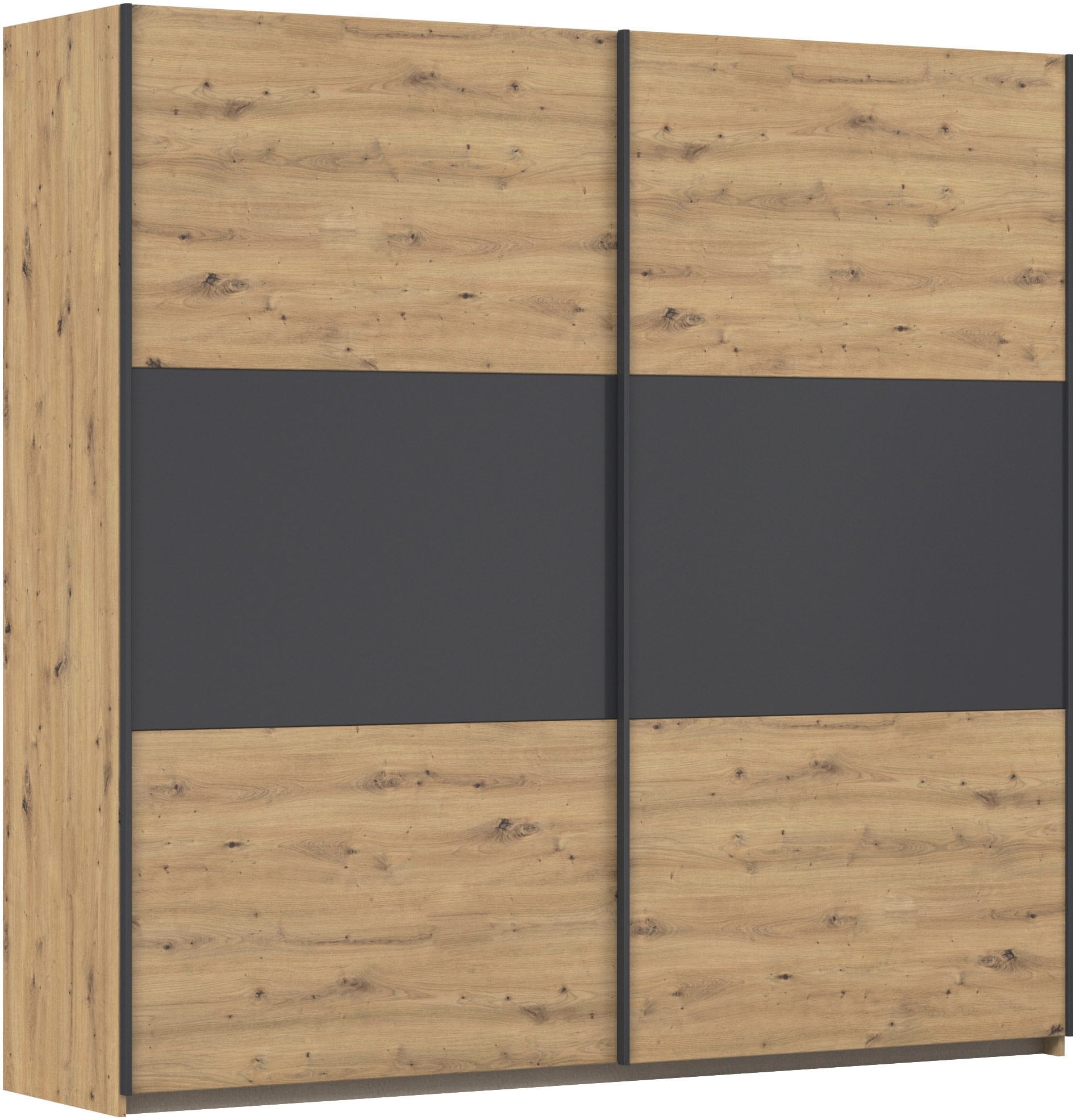 rauch Schwebetürenschrank "Kleiderschrank Schrank Garderobe Garderobenschrank Wäscheschrank NEO" 3 verschiedene Ausstattungen BASIC/CLASSIC/PREMIUM (inkl. SOFT-CLOSE), mit großzügigem Stauraum und vielfältigen Farbkombinationen