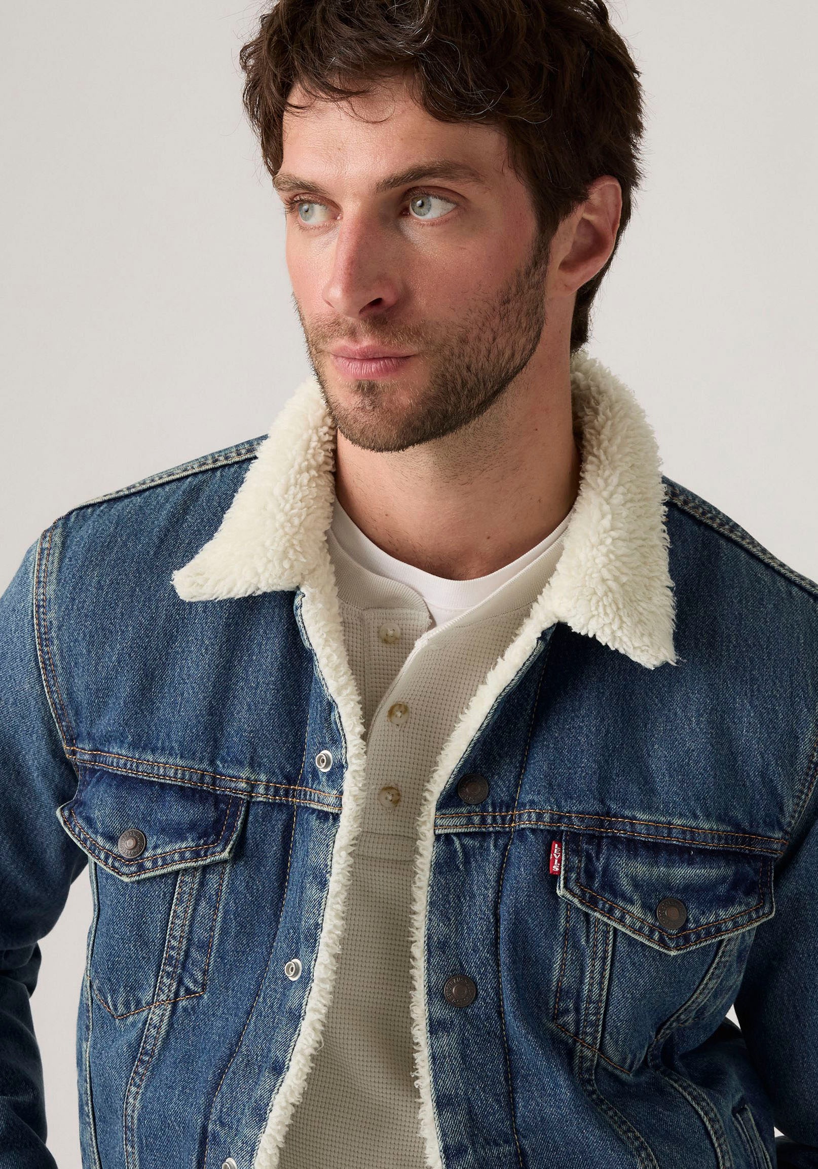 Levi's® Kurzjacke »SHERPA«, mit Sherpa Fütterung