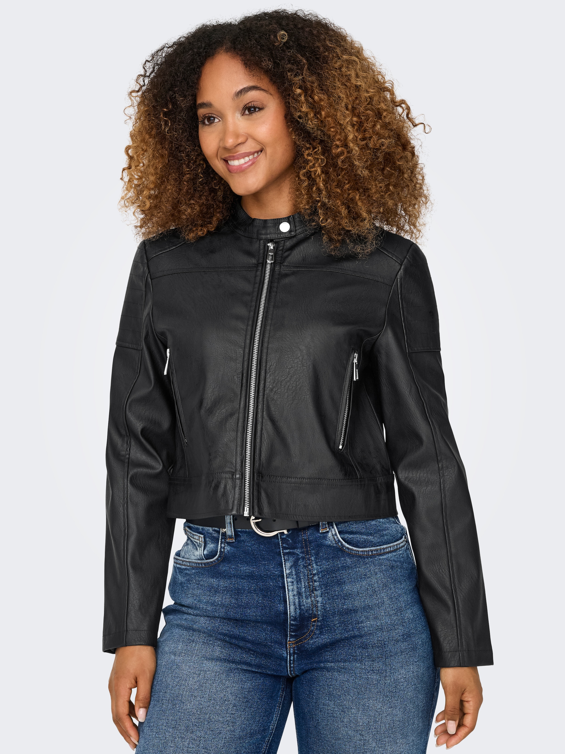 ONLY Lederimitatjacke "ONLAMIA FAUX LEATHER MOTO JACKET CC OTW" günstig online kaufen