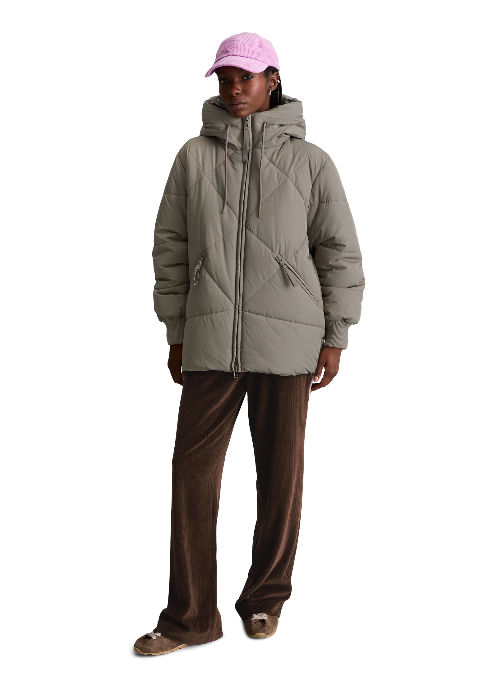 Marc O'Polo DENIM Steppmantel »aus recyceltem Polyester«