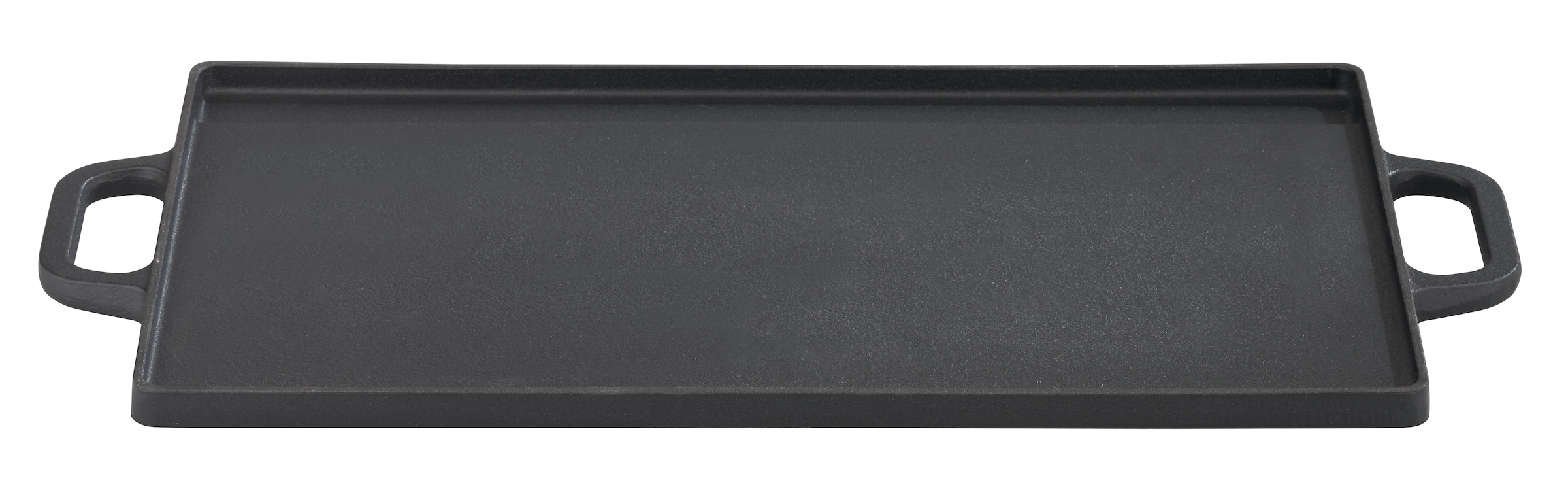 GSW Grillplatte »Black Iron BBQ« Gusseisen Grillplatte zur Anwendung auf dem Grill, Feuer oder Backofen
