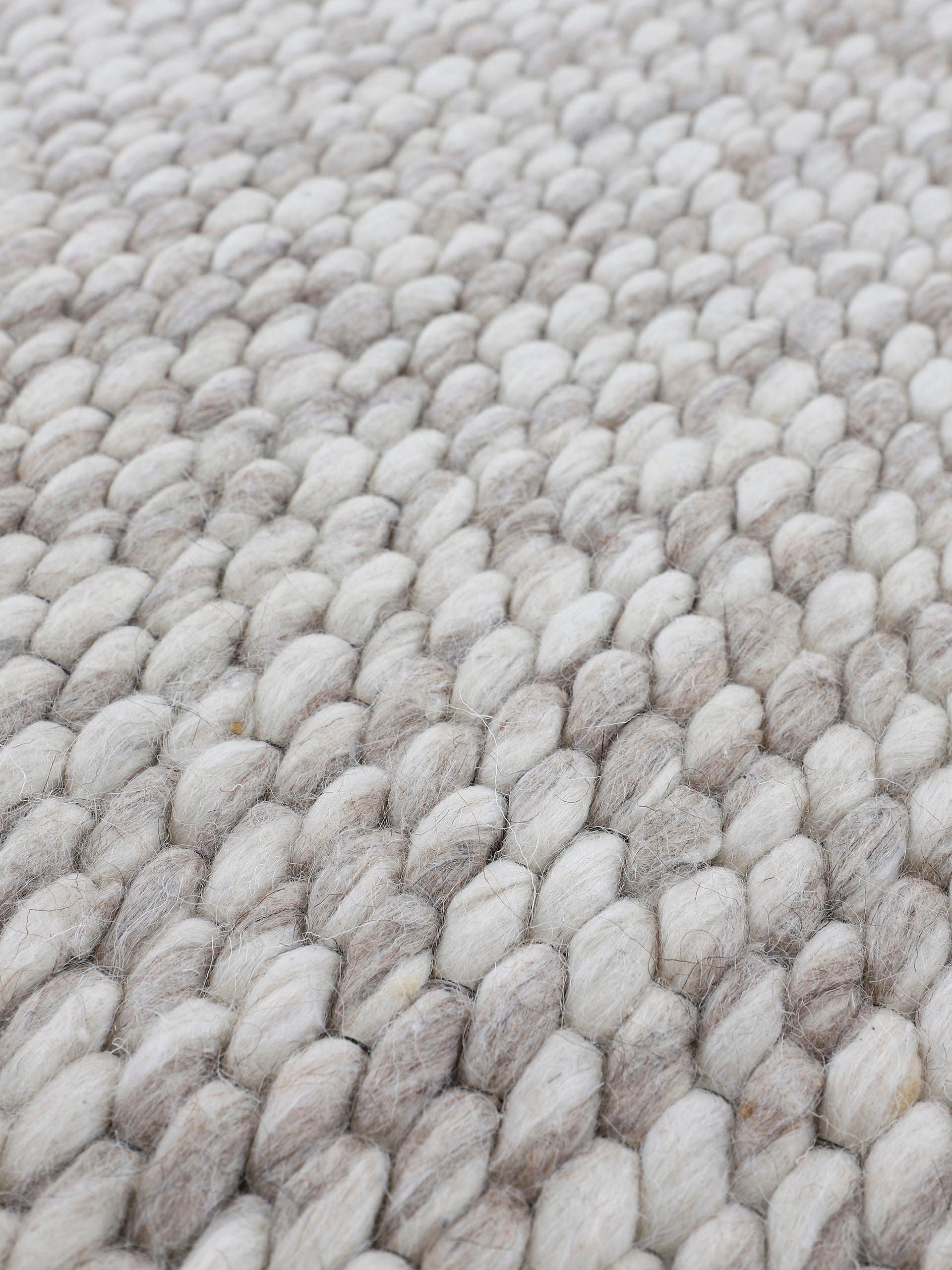 carpetfine Wollteppich »Sina«, rechteckig, Handweb meliert, | BAUR kuschelig & weich Teppich, reine Wolle, auf handgewebt, Rechnung
