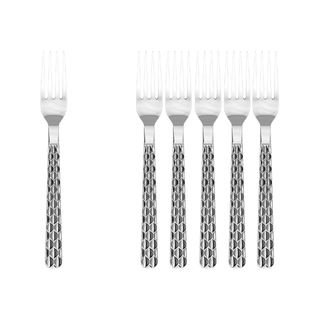 Villeroy & Boch Tafelgabel "Tafelgabel Boston 210 mm 6er Set silber" Spülmaschinenfest