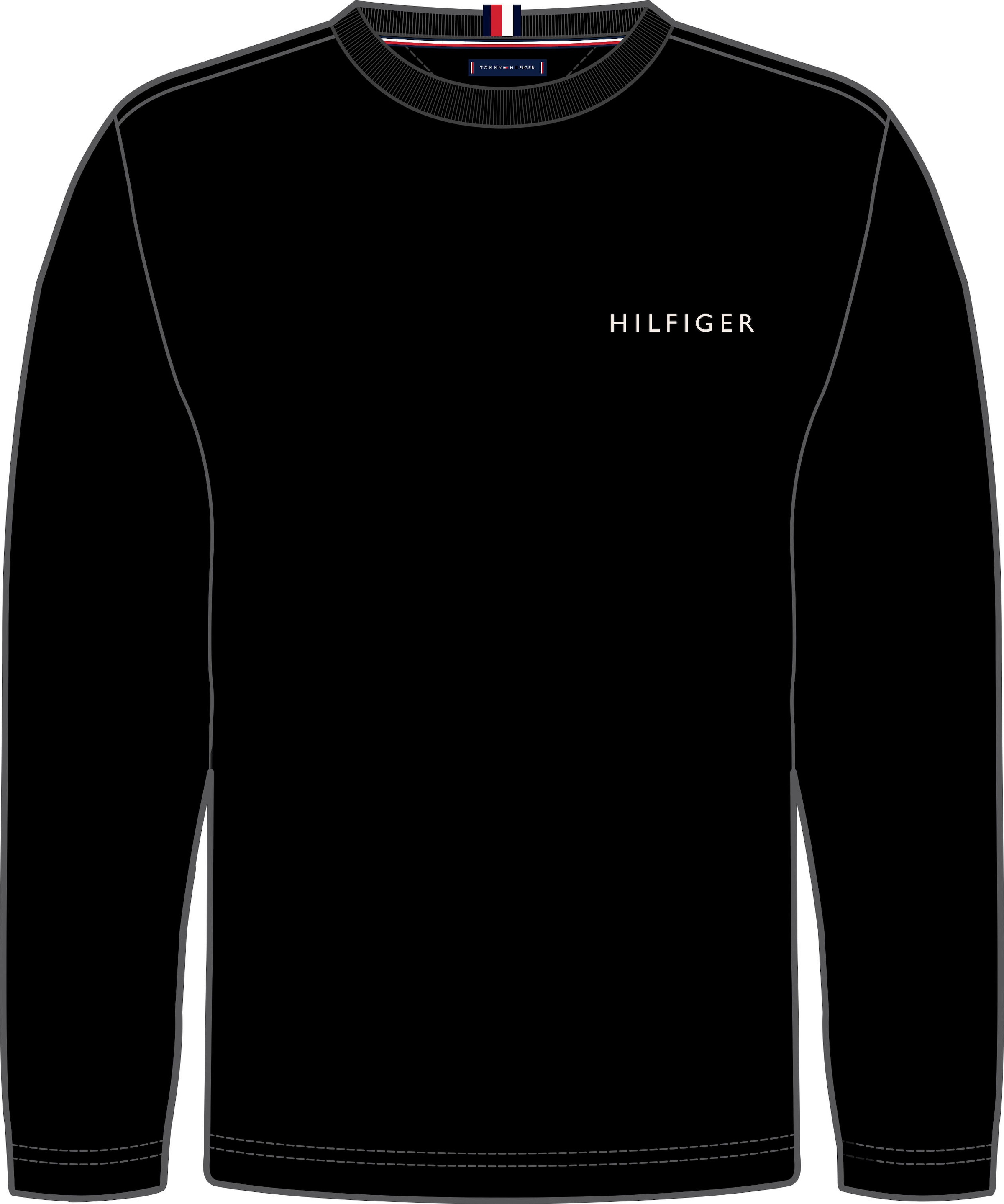 Tommy Hilfiger Rundhalsshirt »POP COLOR«, mit langen Ärmeln und Tommy  Hilfiger Schriftzug ▷ für | BAUR | Sweatshirts