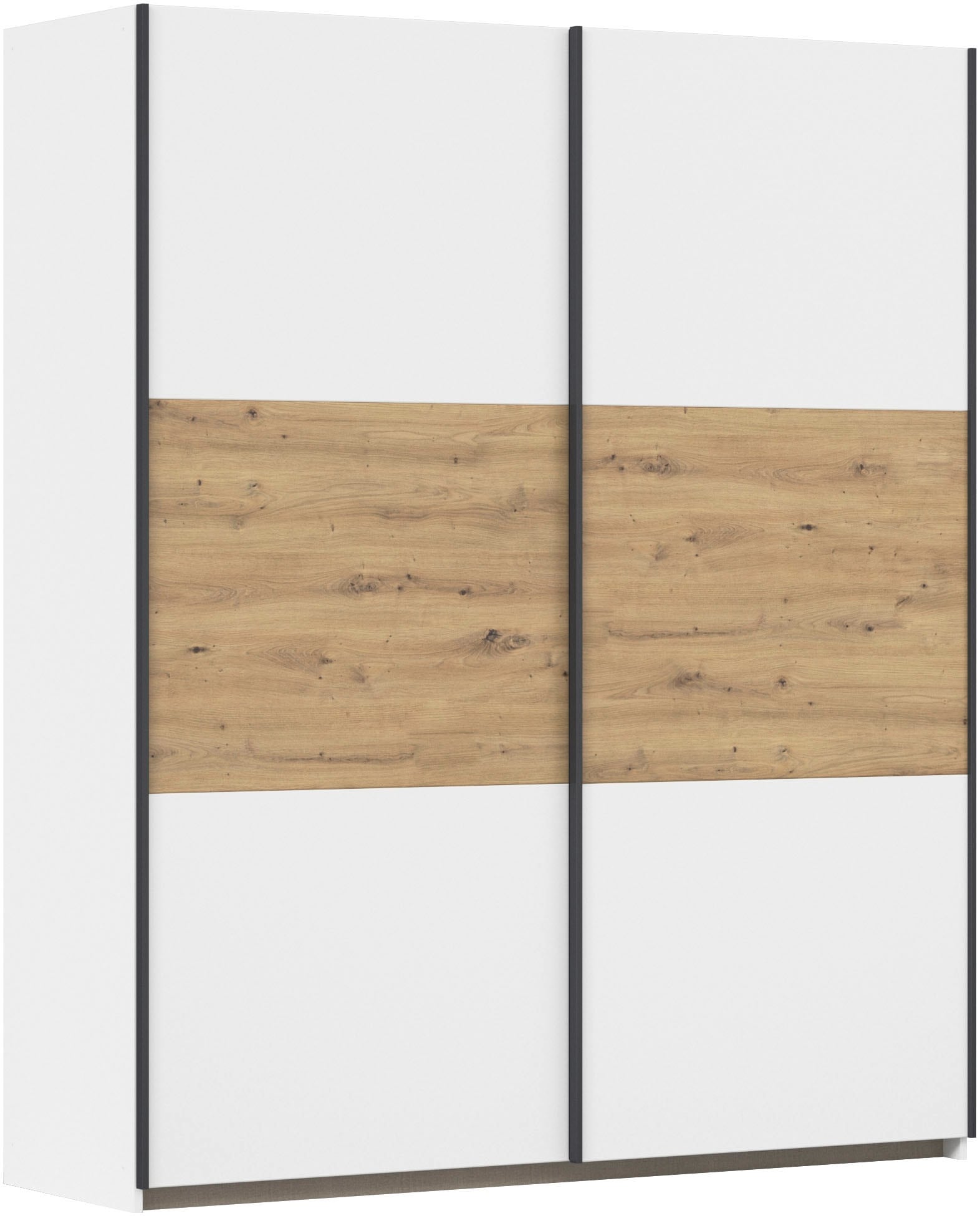 rauch 1100000002199 "Kleiderschrank Schrank Garderobe Garderobenschrank Wäscheschrank NEO" 3 verschiedene Ausstattungen BASIC/CLASSIC/PREMIUM (inkl. SOFT-CLOSE), mit großzügigem Stauraum und vielfältigen Farbkombinationen