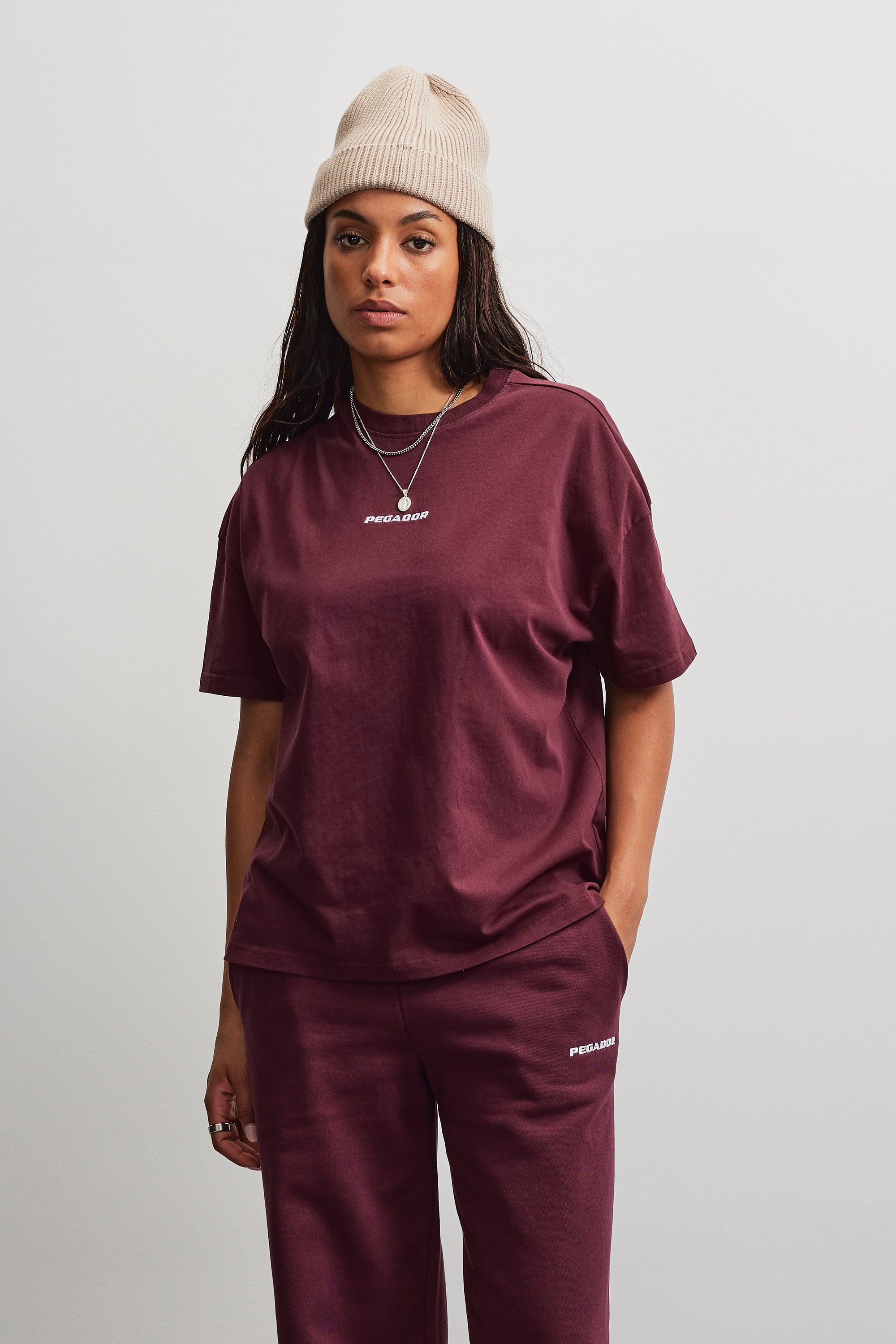 PEGADOR T-Shirt "Bracy Heavy Oversized Tee" Baumwolle, oversize