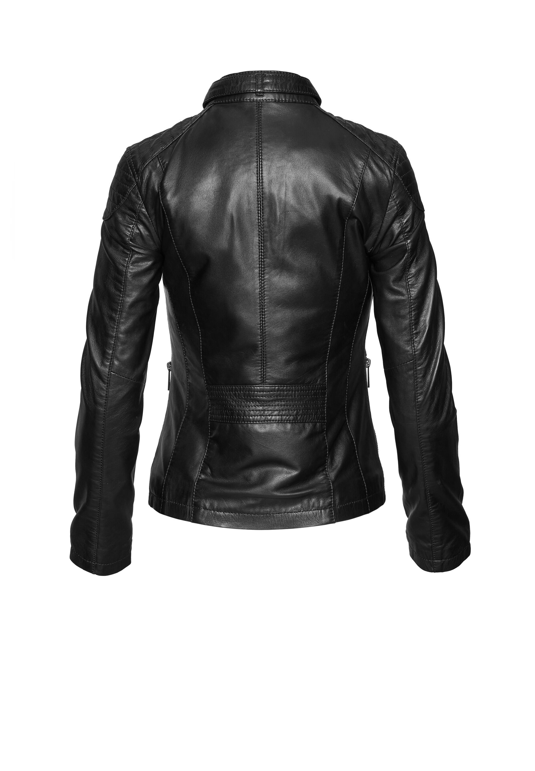 bugatti Lederjacke »bugatti Lederjacke« ohne Kapuze Taillierter Schnitt