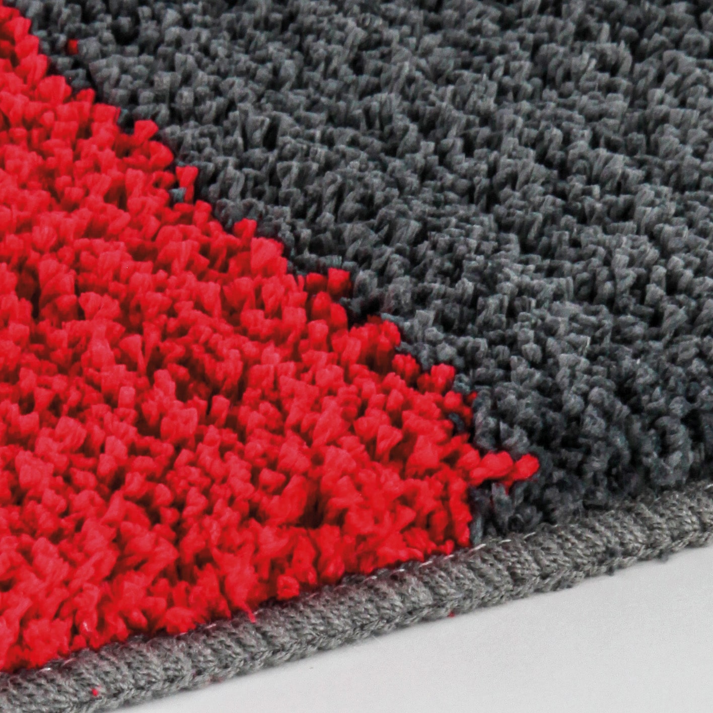 Kleine Wolke Badematte ""Dynamic", Badvorleger, Badezimmer Teppich" Höhe 20 mm rutschhemmend beschichtet fußbodenheizungsgeeignet Badteppich, modernes geometrisches Design