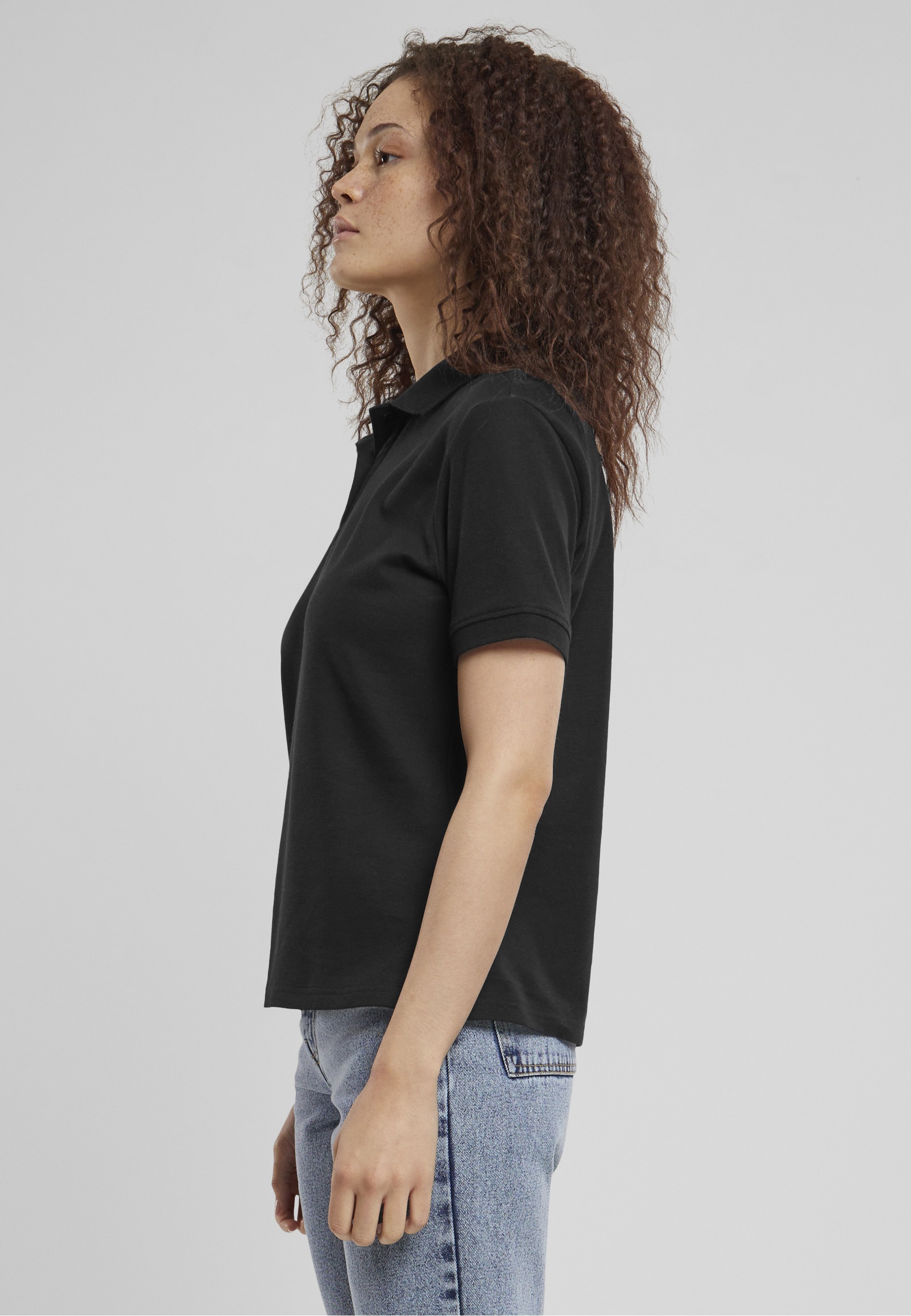 URBAN CLASSICS Poloshirt »Urban Classics Ladies Polo Shirt« 1 Stk.