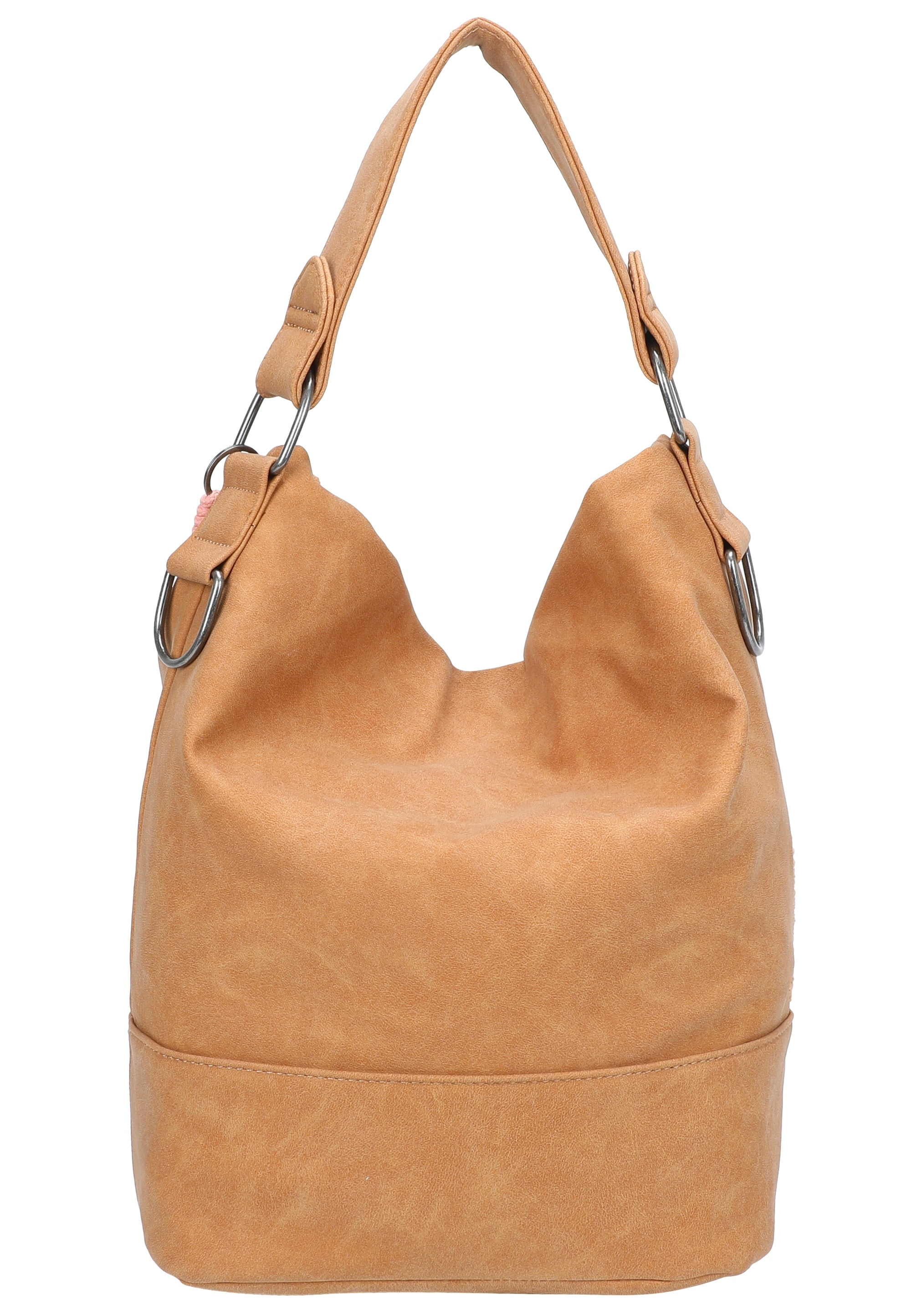 Fritzi aus Preußen Schultertasche »Olga Limited Happy Flocked Jive Soft Berry« mit moderner Flockung