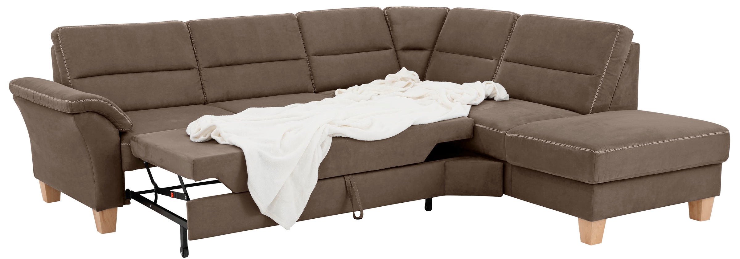 Home affaire Ecksofa »Soleo L-Form«, komfortabel durch Trapezecke mit Relaxfunktion, auch mit Bettfunktion