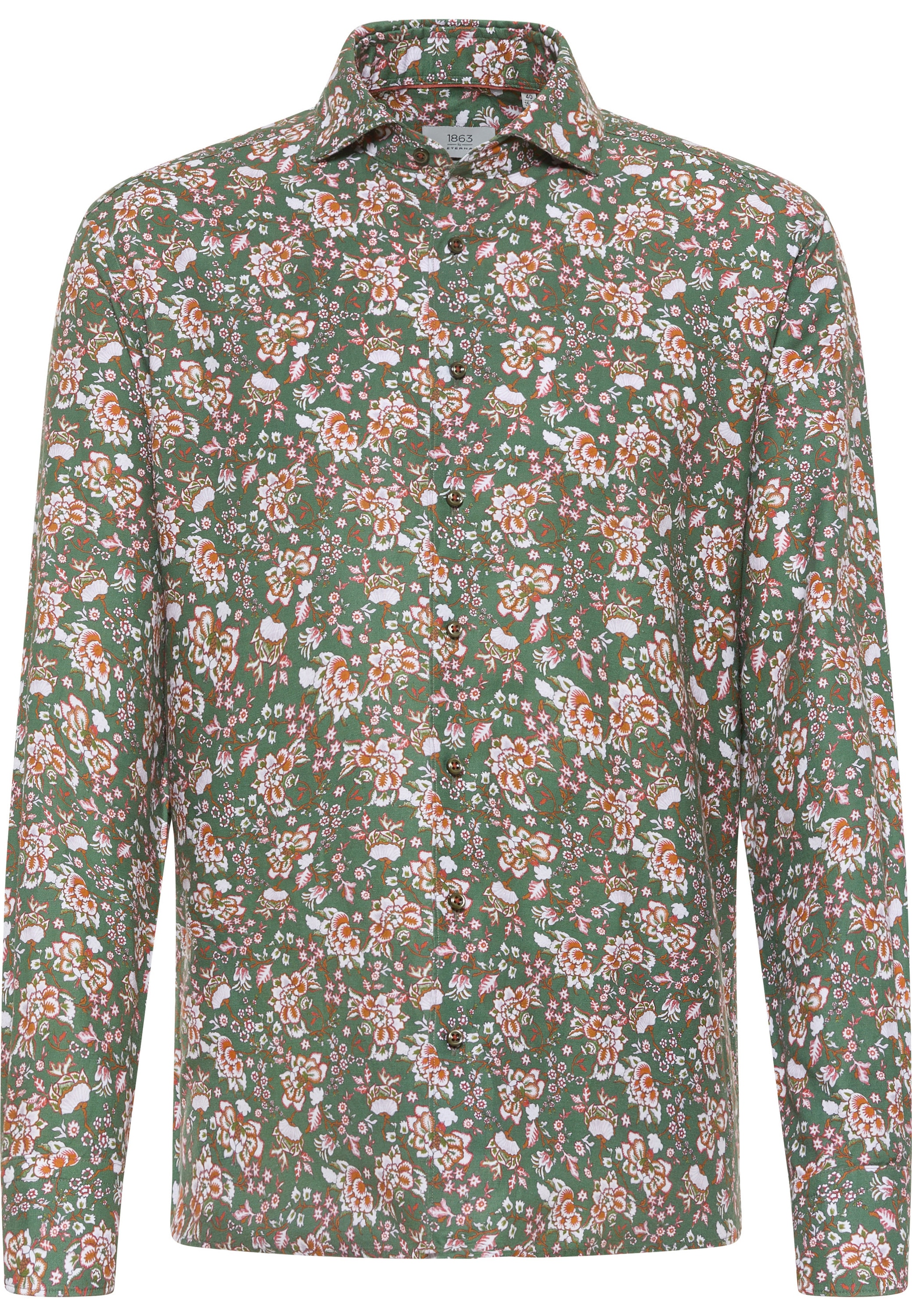 Eterna Langarmhemd »MODERN FIT« EASY IRON (bügelleicht)