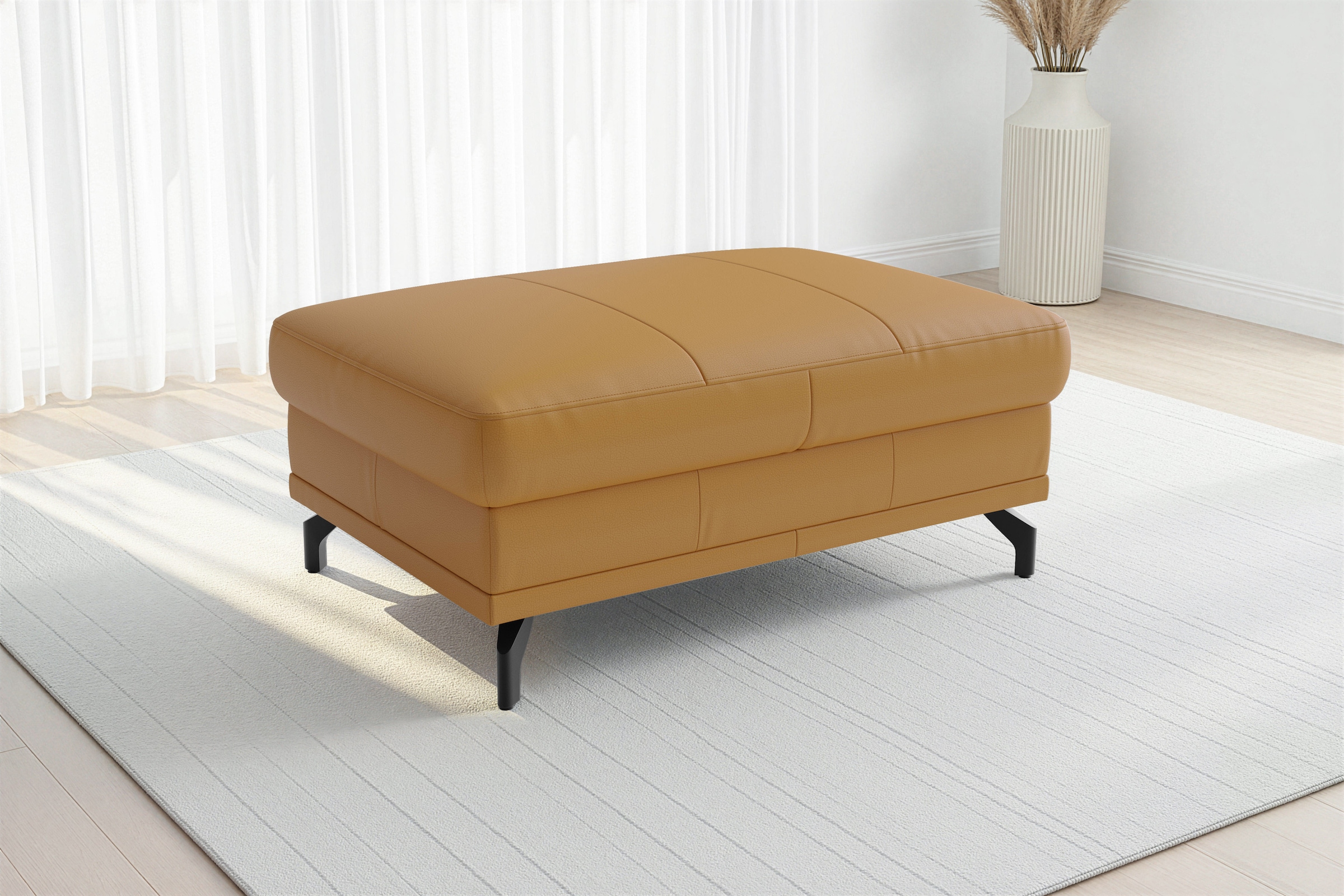 sit&more Polsterhocker "Chelsea, B: 103 cm, Leder" mit praktischem Stauraum, besonders langlebig