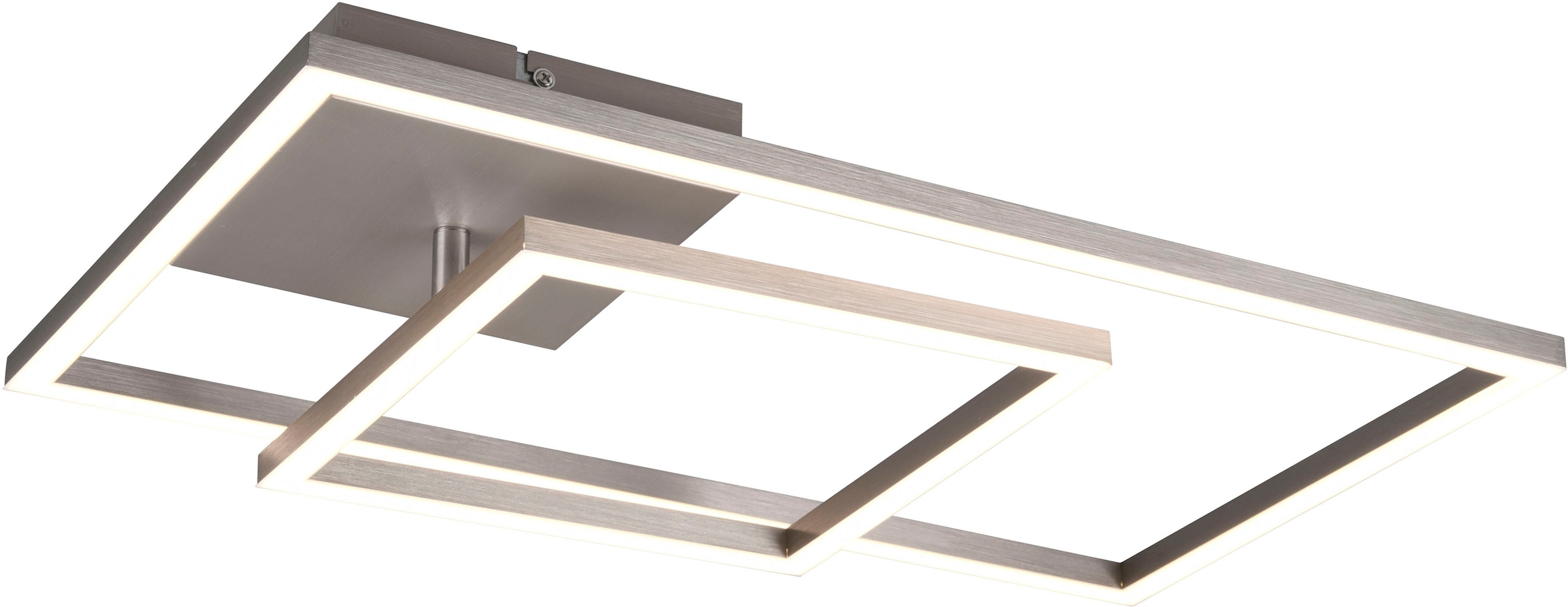 LED Deckenleuchte "Padella", 1, H: 7,5cm, 1 Stk., grau, REALITY LEUCHTEN, Wohnzimmer, Leuchten, bewegliche LED Elemente, 4000K neutralweiß, dimmbar,