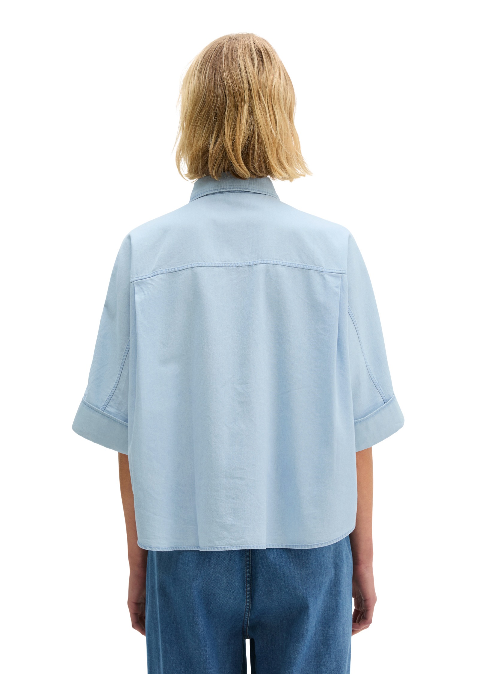 Marc O'Polo Kurzarmbluse »mit Tencel™ Lyocell«