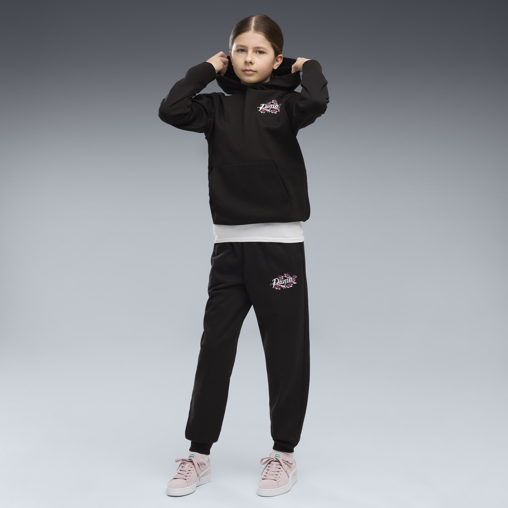 PUMA Hoodie »Essentials Nature 2.0 Graphic Hoodie Mädchen«
