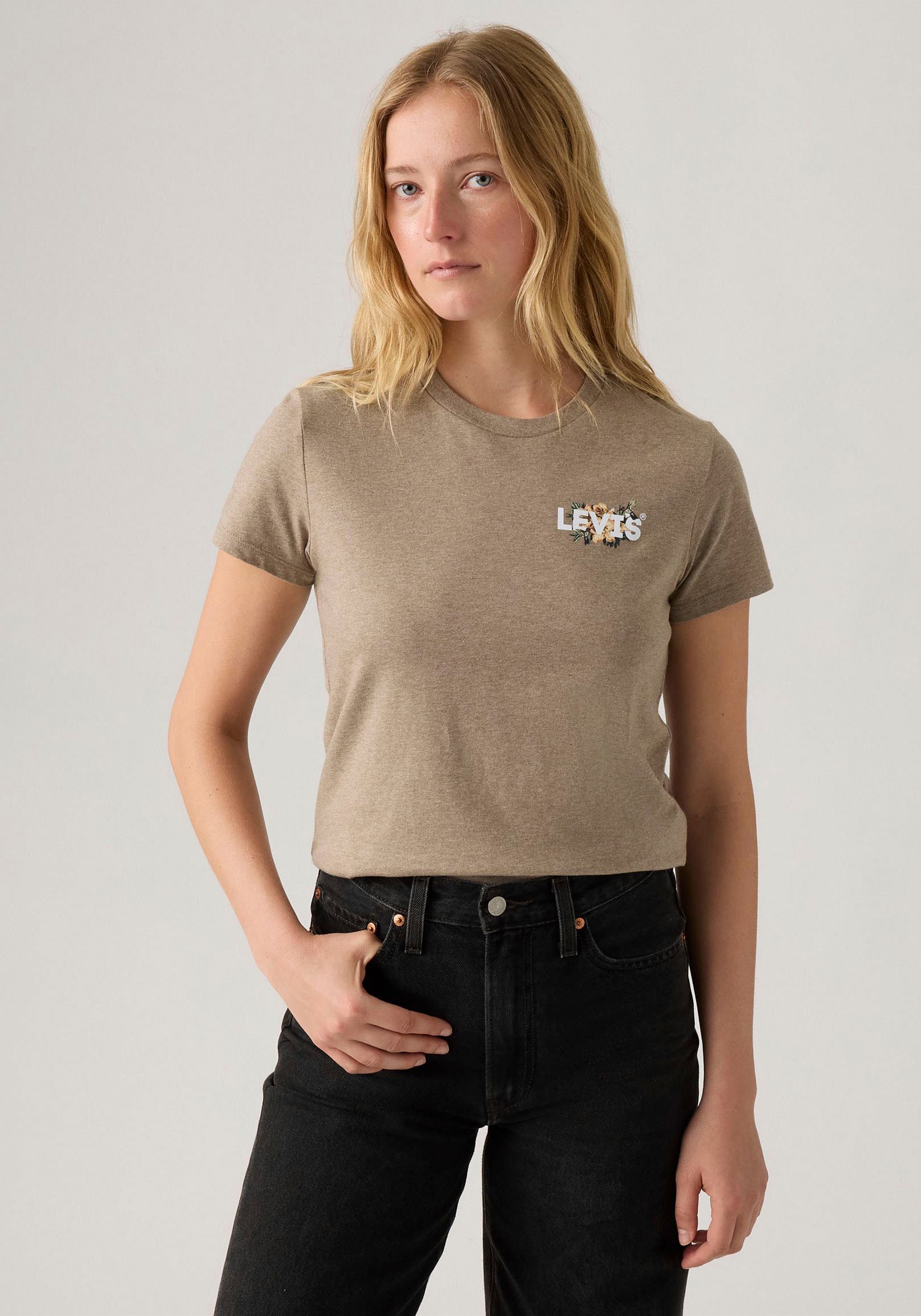 Levis T-Shirt "THE PERFECT TEE", mit Batwing-Logoprint günstig online kaufen