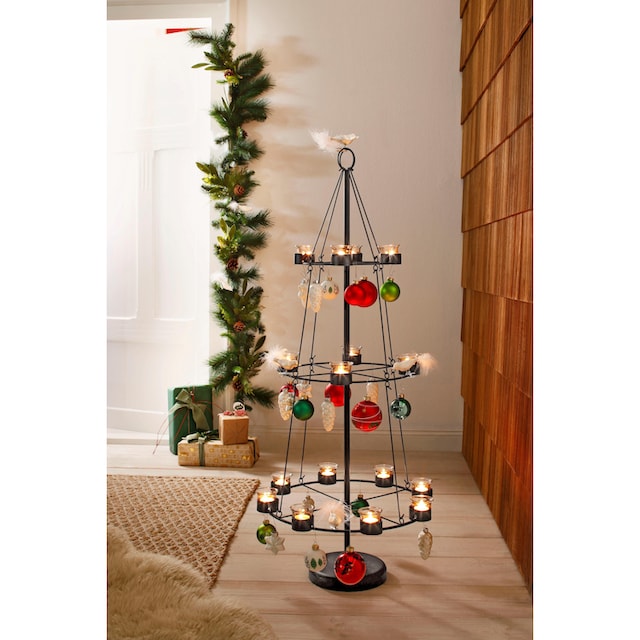 Home affaire Teelichthalter »Christbaum, Weihnachtsdeko«, Höhe 120 cm  bestellen | BAUR